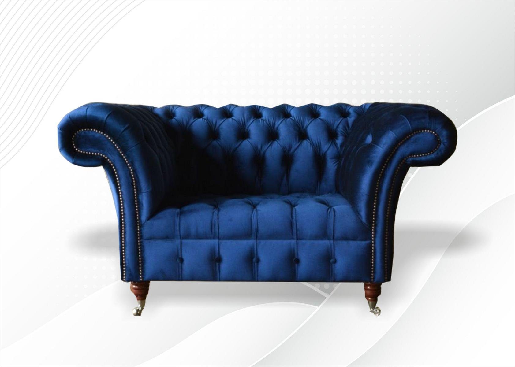 JVmoebel Chesterfield-Sessel, Chesterfield Sessel 1,5 Sitzer Design