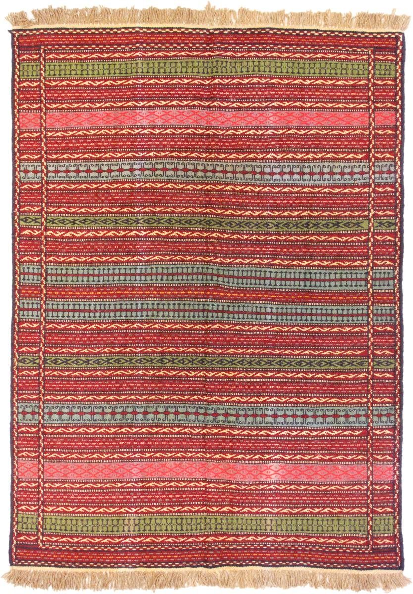 Orientteppich Kelim Kordi 151x201 Handgewebter Orientteppich / Perserteppich, Nain Trading, rechteckig, Höhe: 4 mm