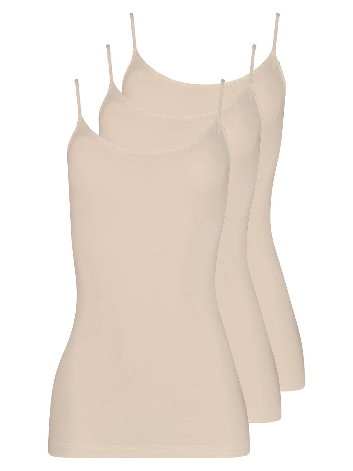 Pompadour Achseltop 3er Pack Damen Spaghettitop Intime (Packung, 3-St) - günstig online kaufen