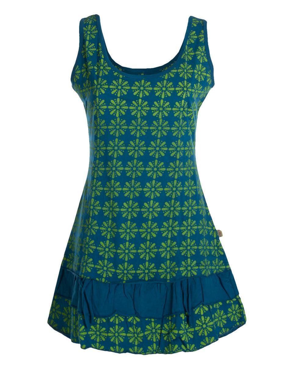 Vishes Sommerkleid Damen Lagen-Look Träger-Kleid Jersey-Tunika günstig online kaufen