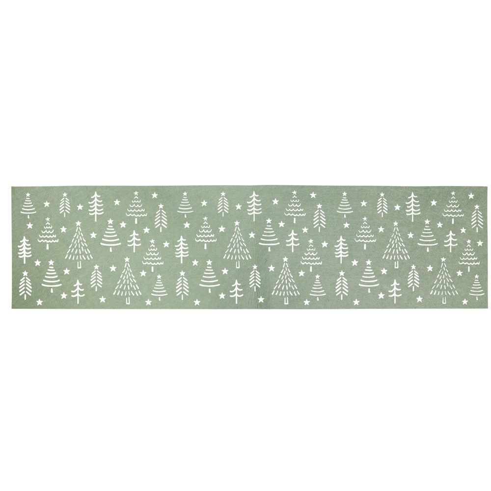 MICA Tischläufer Tischläufer Tannen - grün - ca. 120 x 30 cm günstig online kaufen