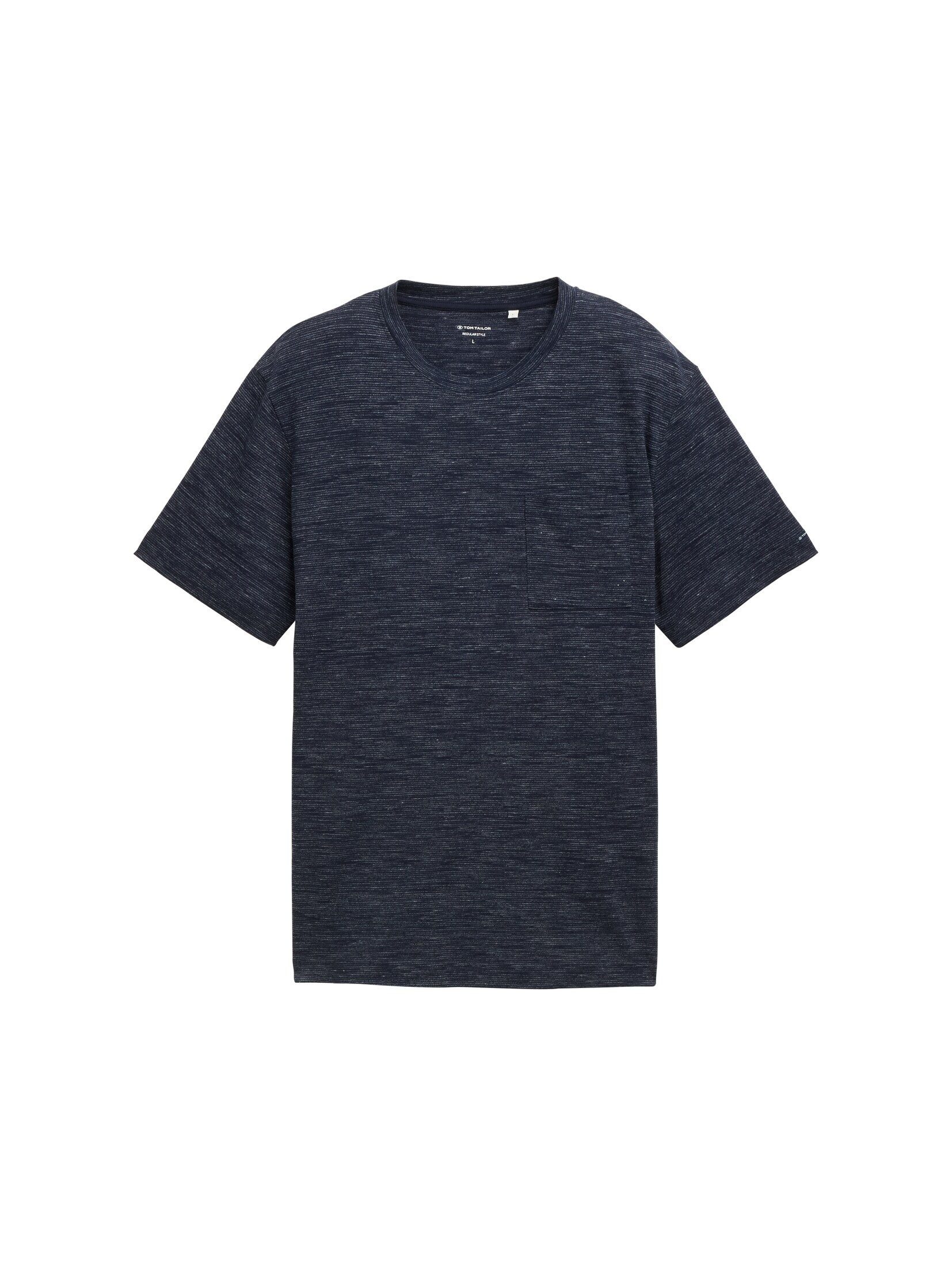 Tom Tailor Herren T-Shirt T-SHIRT WITH POCKET - Regular Fit günstig online kaufen