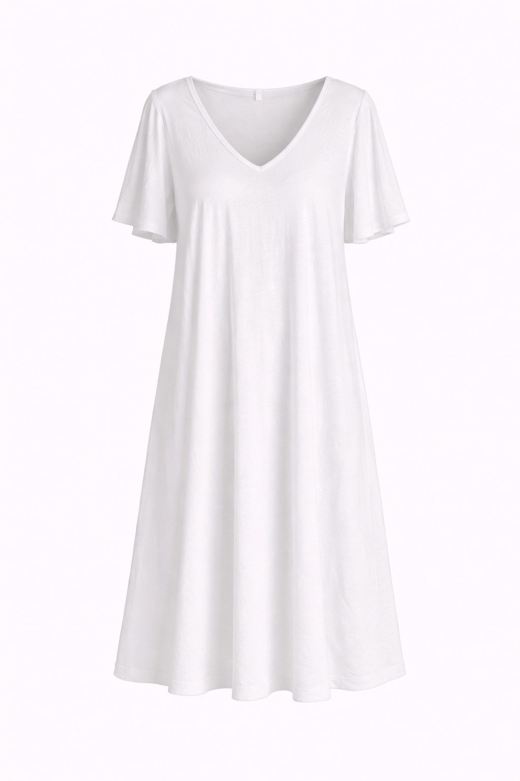 ITALY VIBES Sommerkleid - Kleid - Midikleid - Tunikakleid Damen - Schlupfkleid mit Flügelärmel ONE SIZE / passend für Größe M - XXL