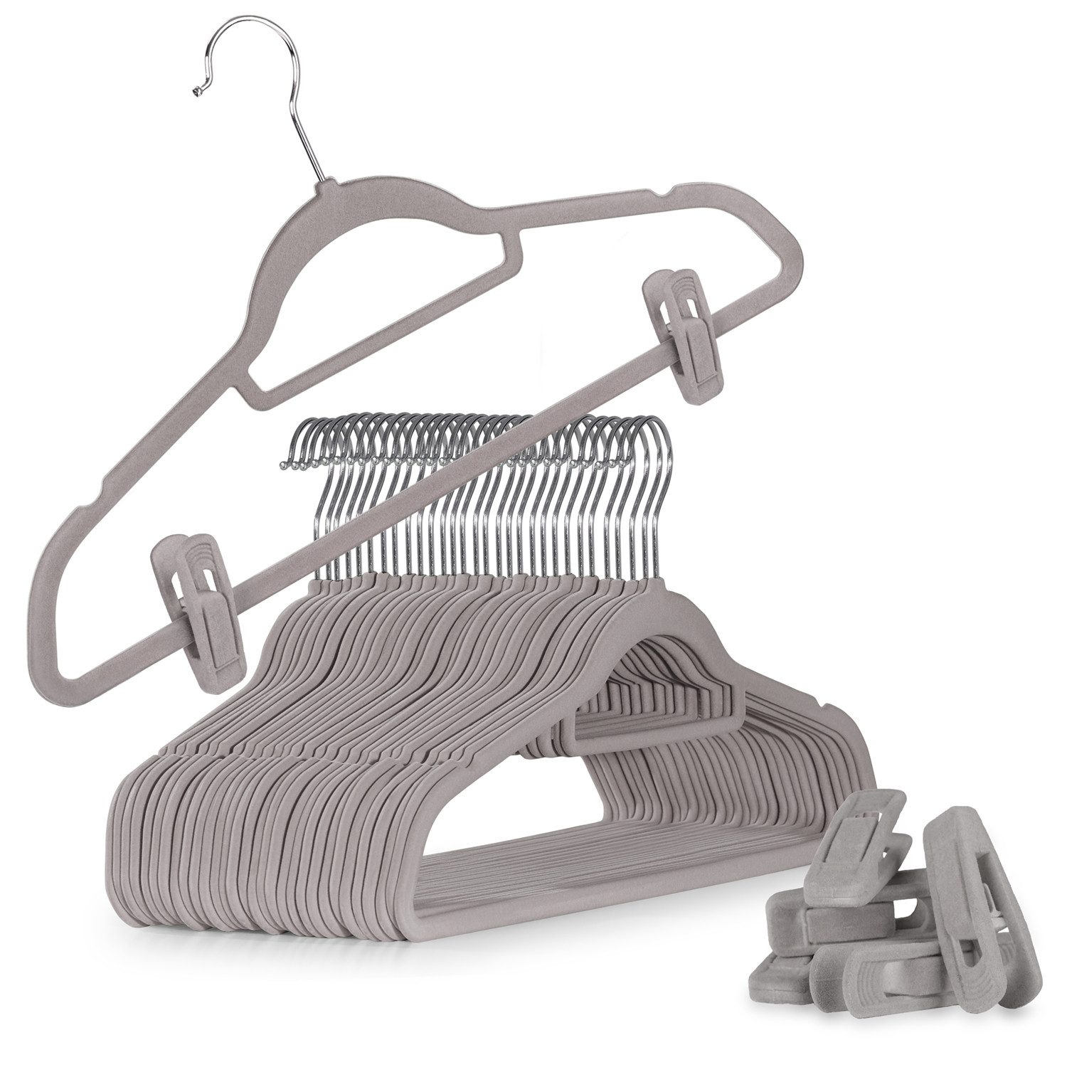 Blumtal Kleiderbügel Rutschfest - Samtoptik - Platzsparend, (30-tlg), Premi günstig online kaufen