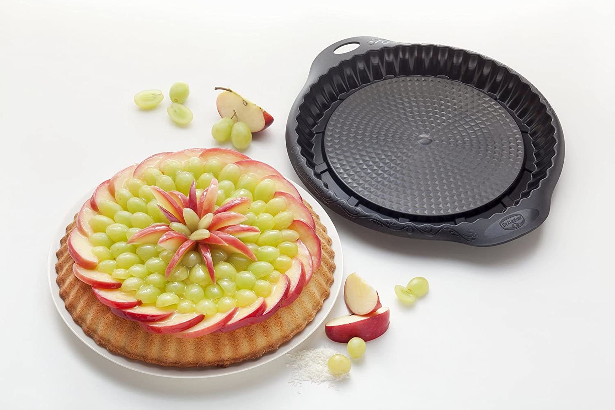 Dr. Oetker Küchenhelfer Obstkuchenform Obstkuchenform Rundform Backform Kuchenform 28cm Dr. Oetker Back