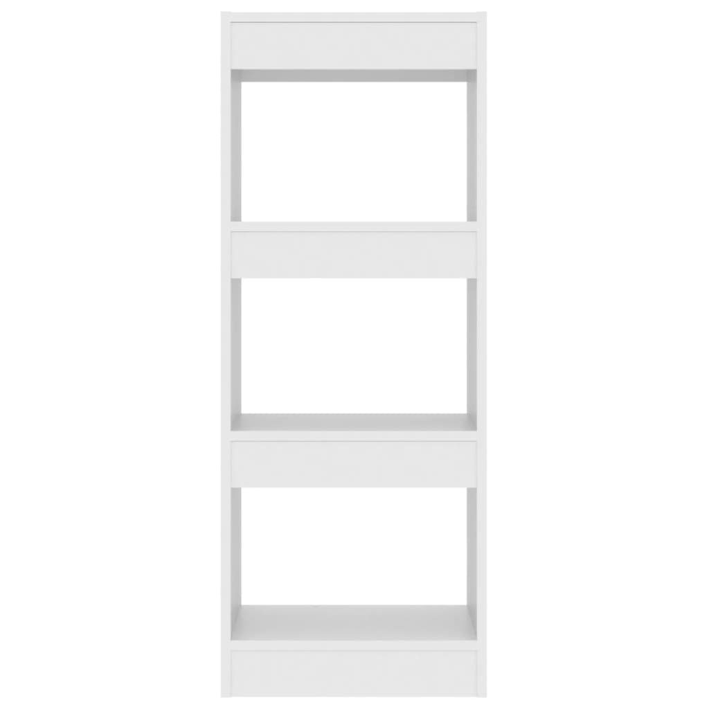 Bücherregal/Raumteiler Holzwerkstoff Weiß furnicato cm 40x30x103 Bücherregal