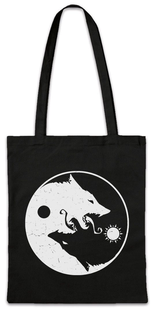 Beuteltasche Geri Freki Yin Yang II Stofftasche Fenris Walhalla Odhin Wikinger