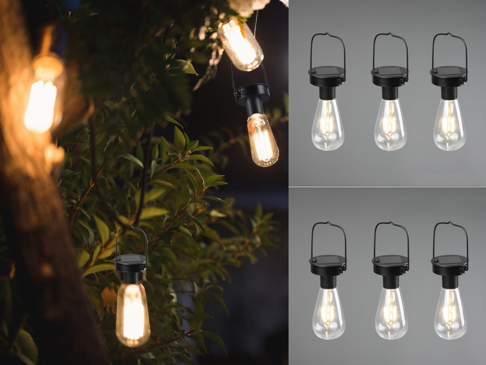 Reality Leuchten LED Solarleuchte, Dämmerungssensor, LED günstig online kaufen