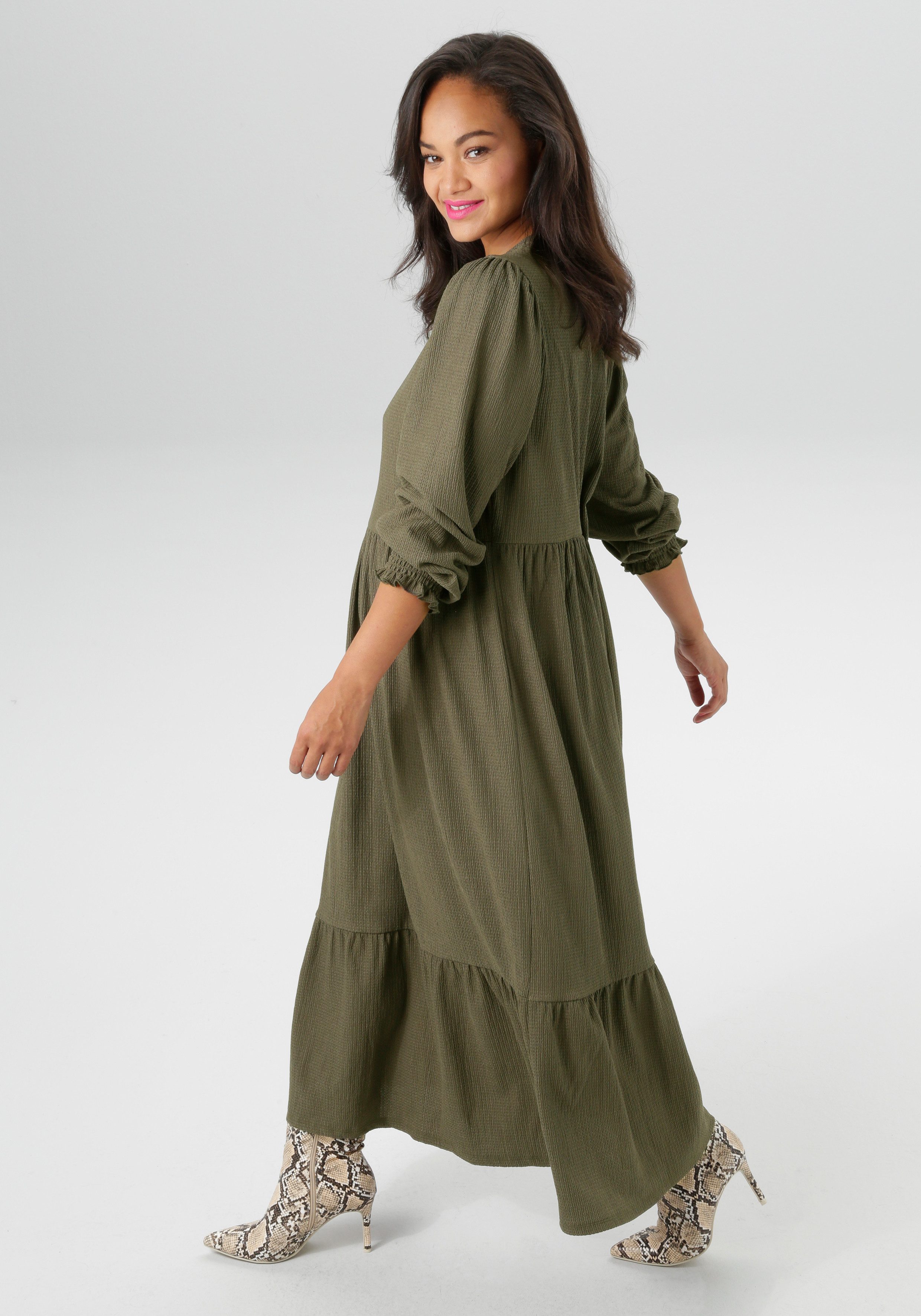Aniston PLUS Jerseykleid in trendiger Farbpalette günstig online kaufen