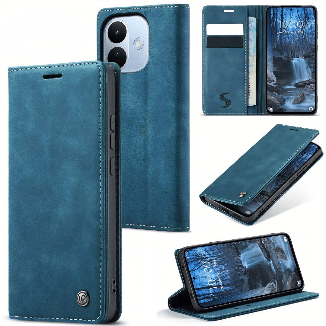 SmartUP Smartphone-Hülle für Xiaomi Redmi Note 17 Pro Max 5G Klapphülle Fliphülle Tasche Cover 6,83, integrierte Standfunktion, Kartenfächer