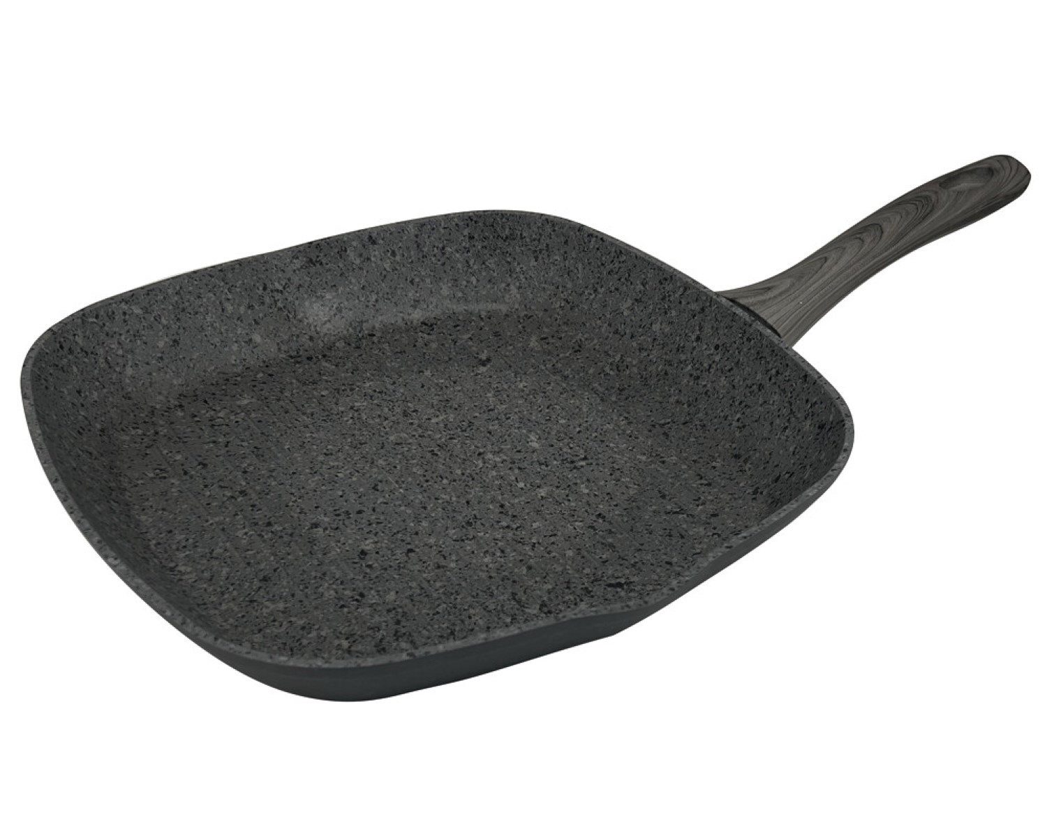 Michelino Grillpfanne Grillpfanne 28x28 cm Bratpfanne geeignet für alle Herdarte, (1-tlg)