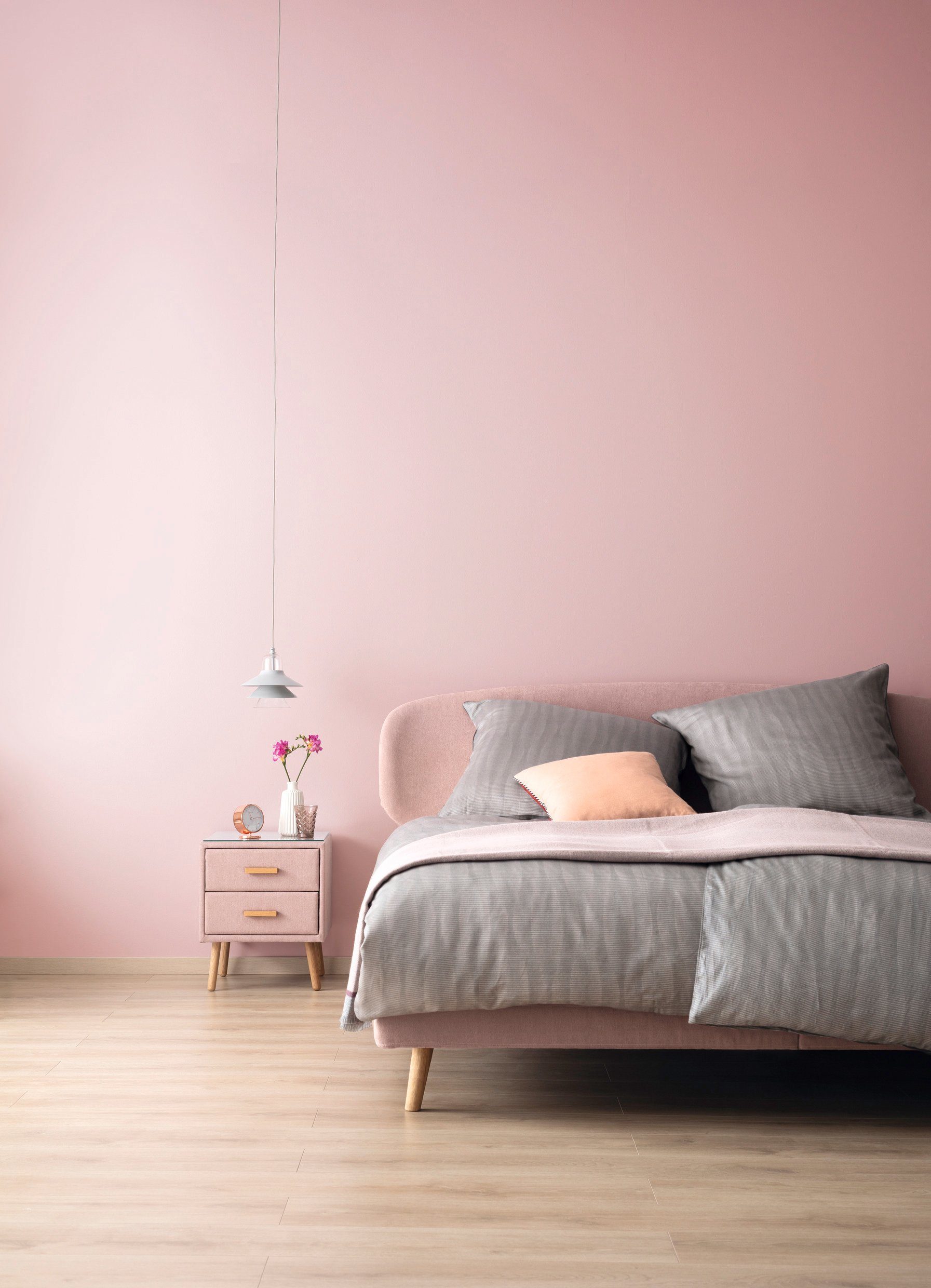 SCHÖNER WOHNEN-Kollektion Wand- und Deckenfarbe Designfarben, Dezentes Kristallrosa Nr. 20, hochdeckende Premium-Wandfarbe