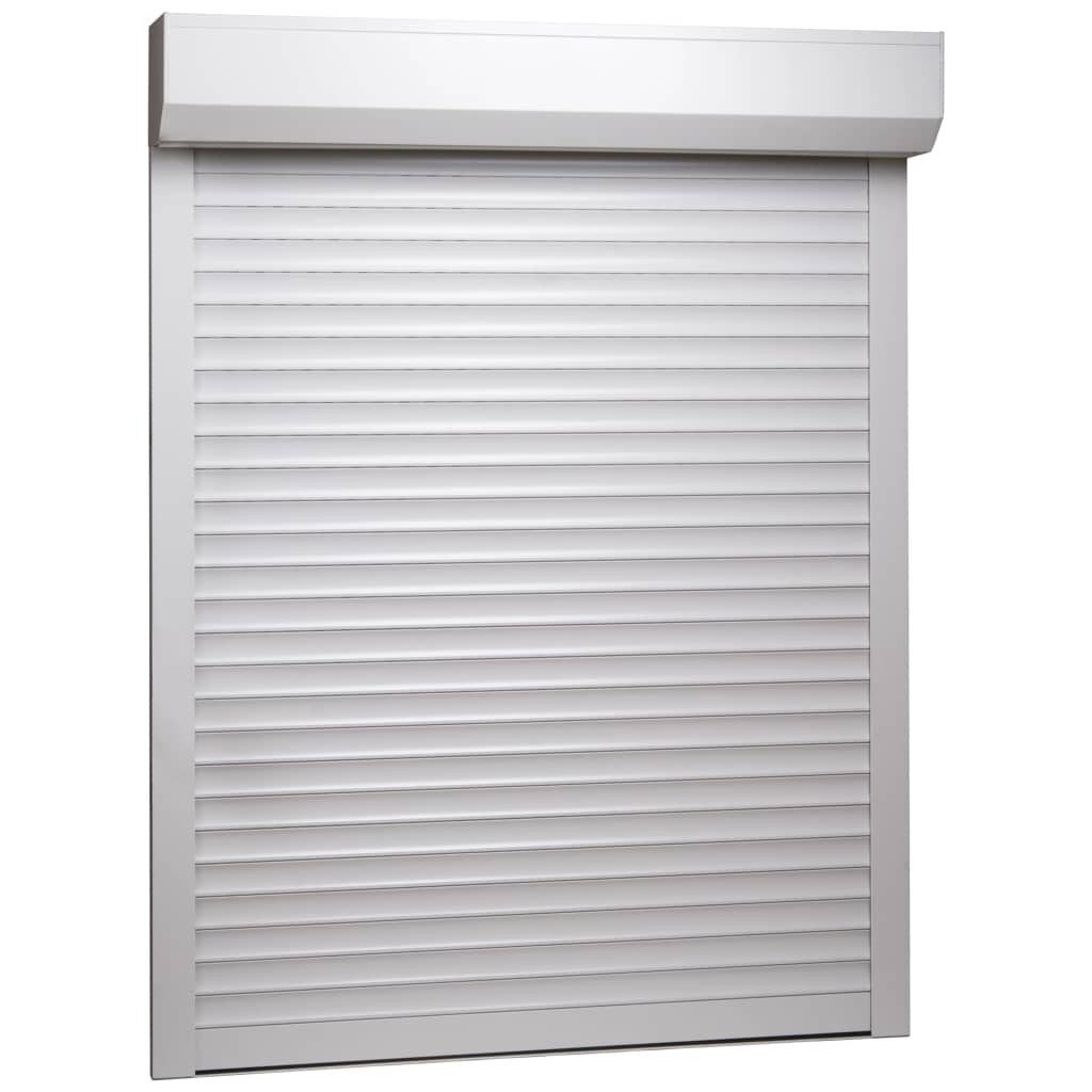 vidaXL Jalousie Rollladen Aluminium 120 x 150 cm Weiß