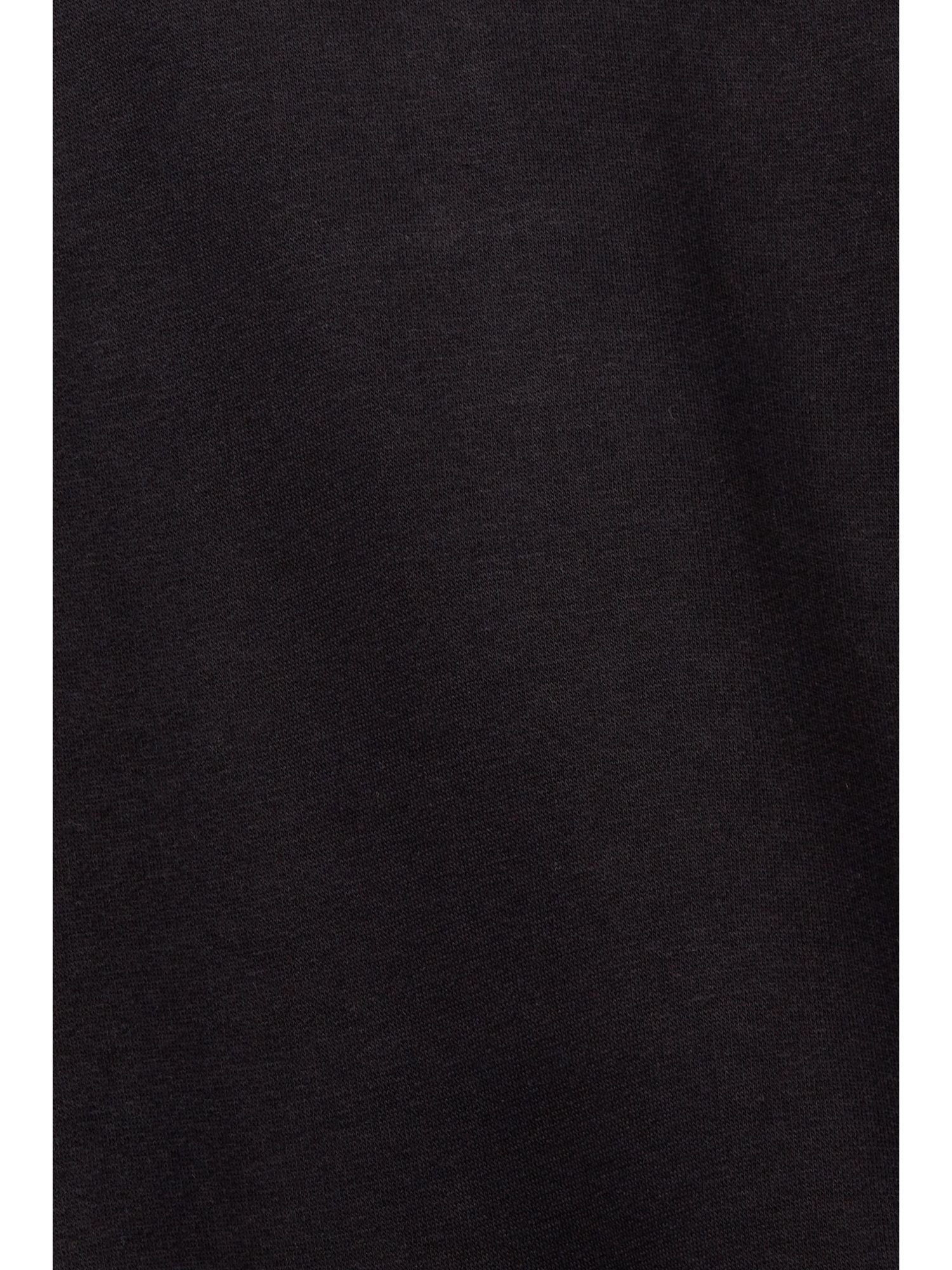 edc BLACK Sweatshirt mit Esprit by Kapuze Recycelt: Kapuzensweatshirt