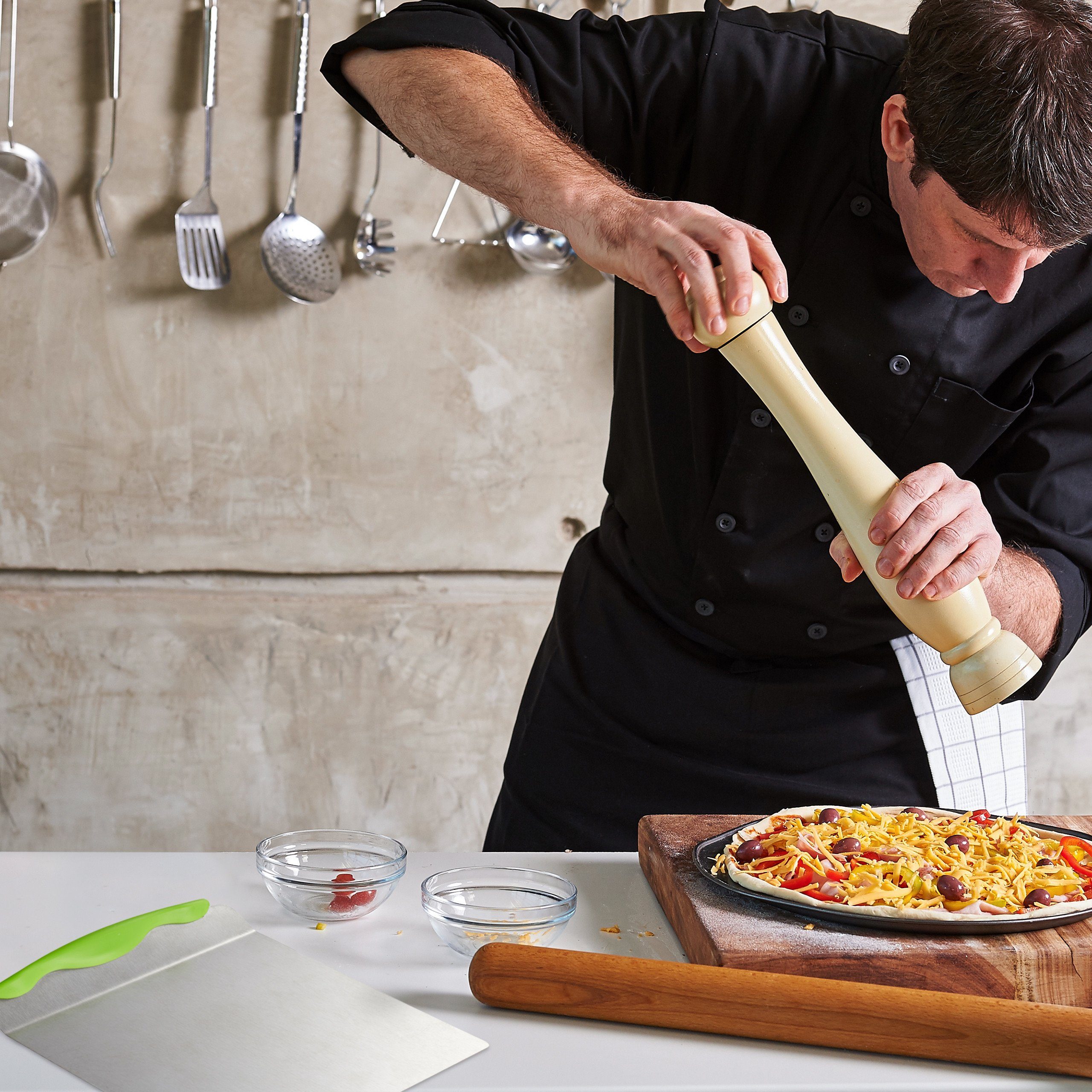 relaxdays Kuchenheber 8 x Kuchenheber Edelstahl