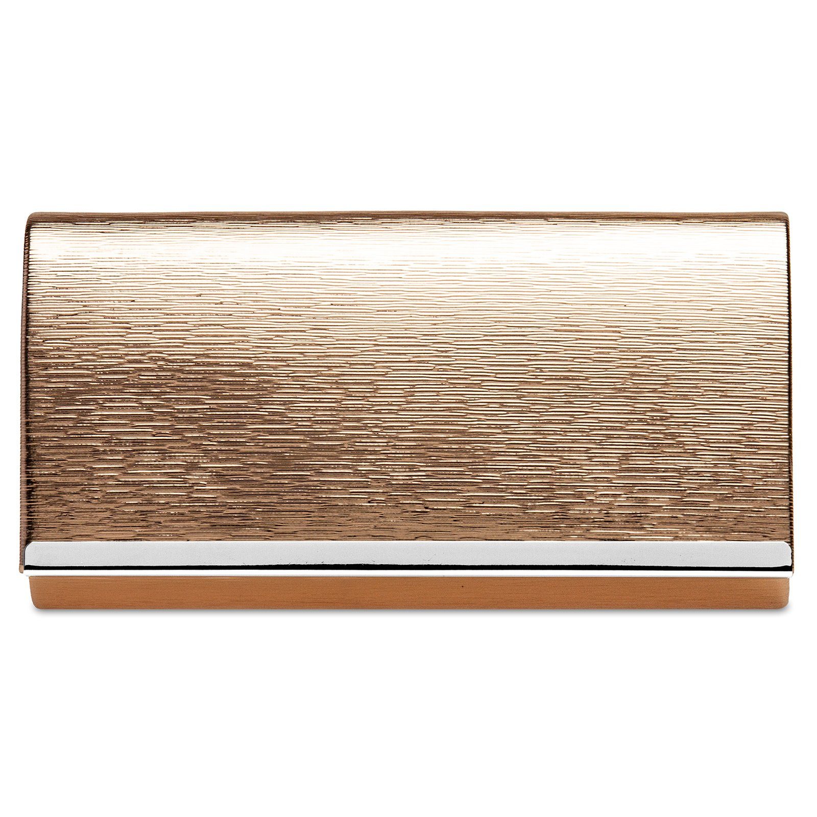 Caspar Clutch TA505 elegante Damen Glanz Abendtasche