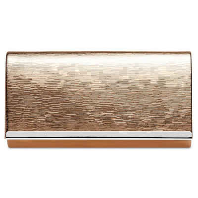 Caspar Clutch TA505 elegante Damen Glanz Abendtasche