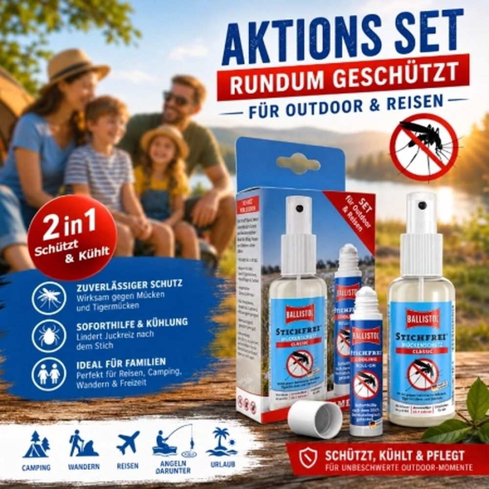 Ballistol Insektenschutz-Spray BALLISTOL STICHFREI®SET Mückenschutz-Spray