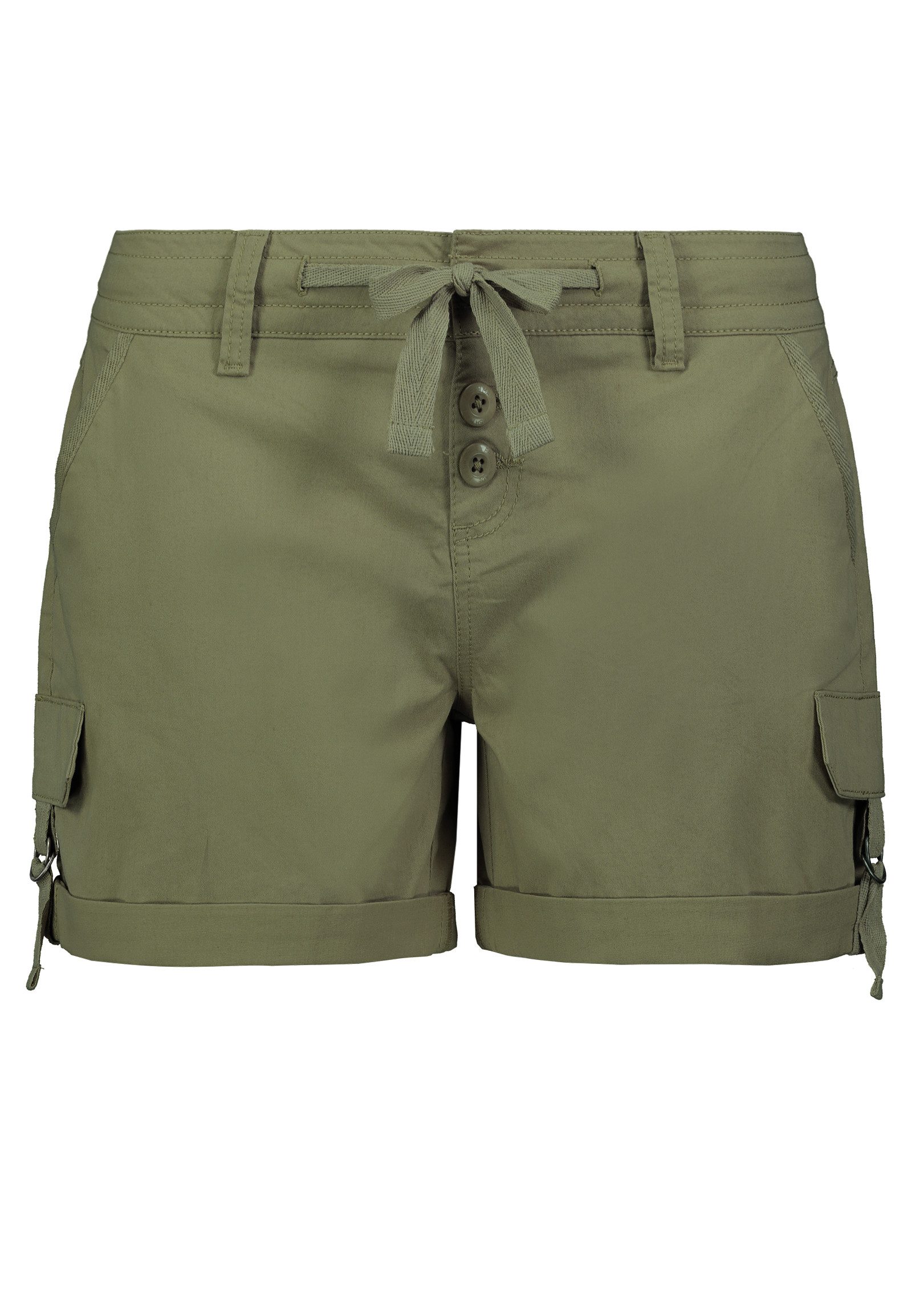 Fresh Made Bermudas Cargo Optik mit Kordelzug, Stretch Twill Material Chino günstig online kaufen