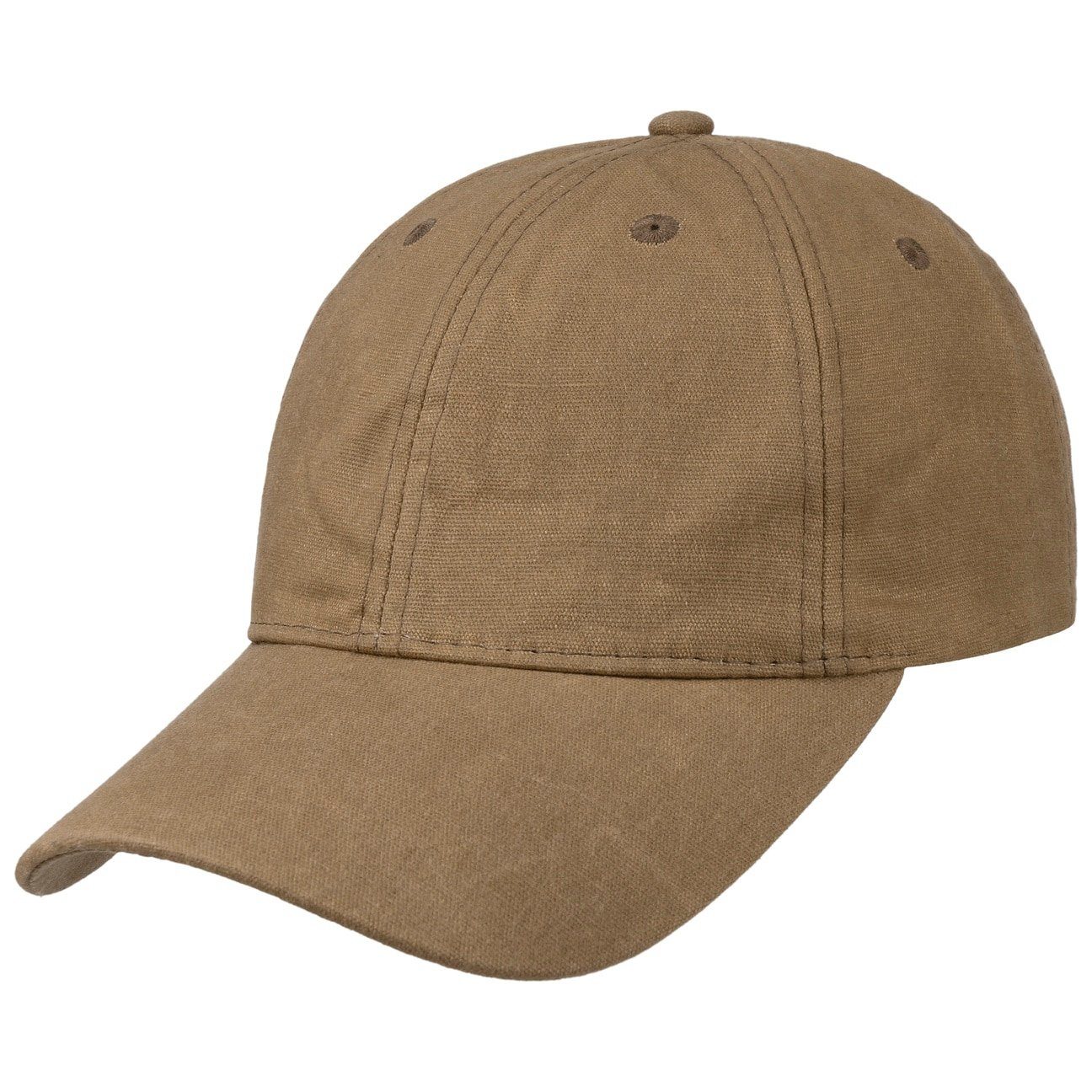 Lipodo Baseball Cap Metallschnalle Basecap (1-St) hellbraun