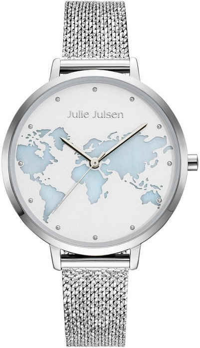 Julie Julsen Quarzuhr World Silver, JJW1399SME