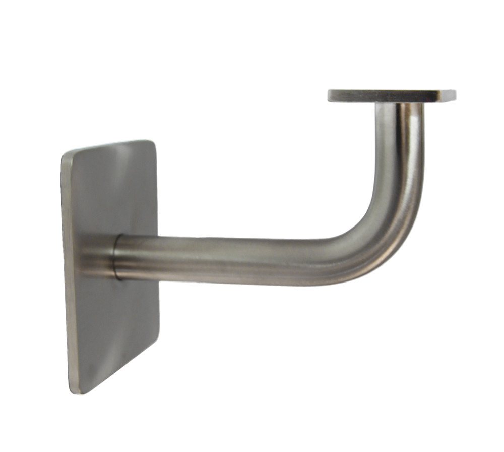 Thumbnail - Brüstungsgeländer Edelstahl Handlaufhalter HLH 0021 gerade Auflage Handlaufträger, 2-tlg., Edelstahl V2A