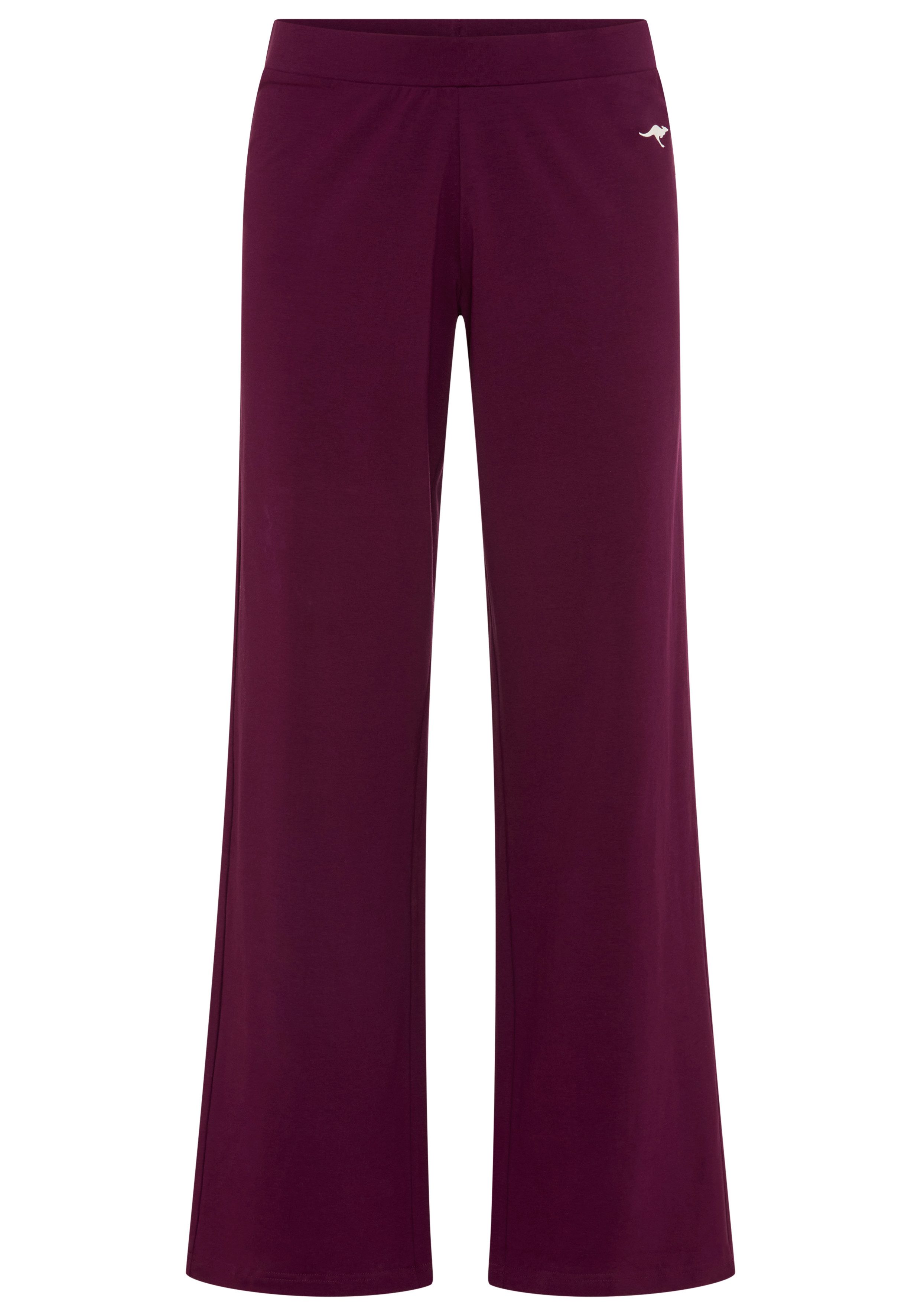 KangaROOS Jazzpants mit Logodruck, in elastischer Jersey-Qualität