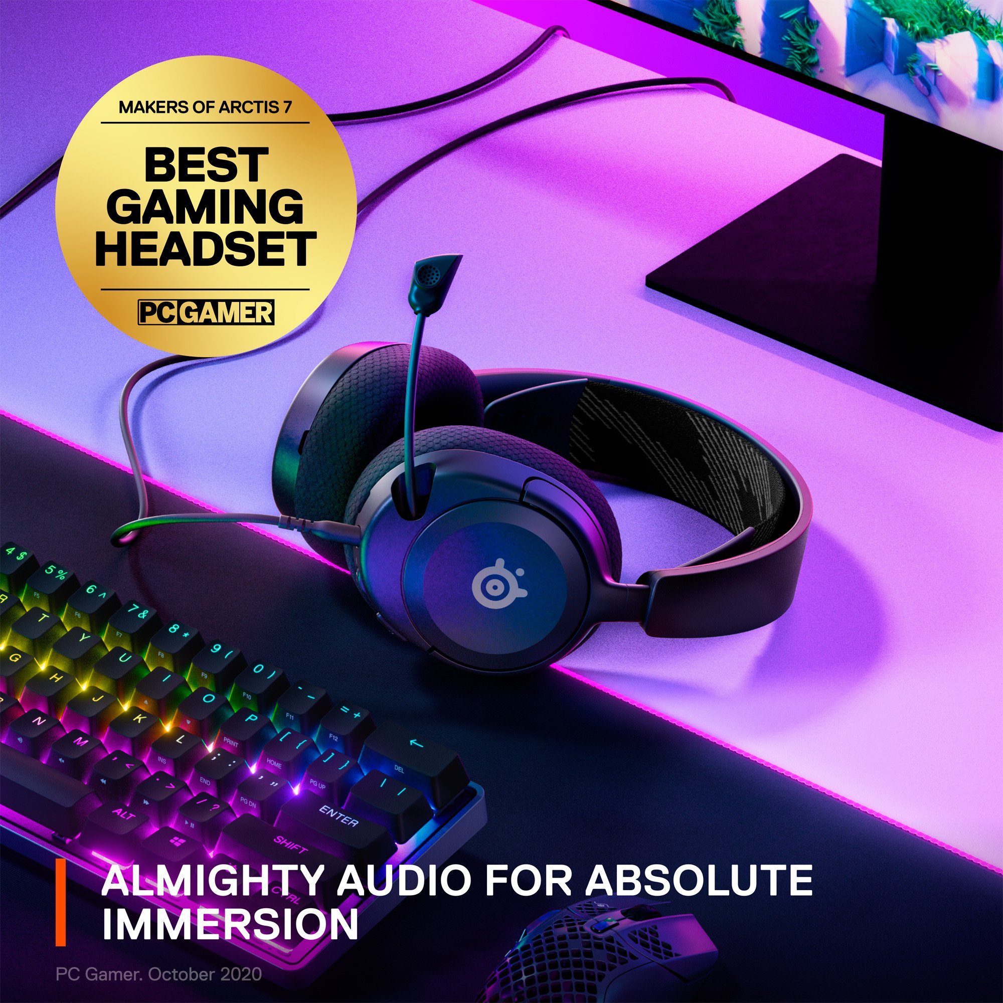 SteelSeries SteelSeries Arctis Nova 1, Gaming-Headset, (3.5 mm Headset