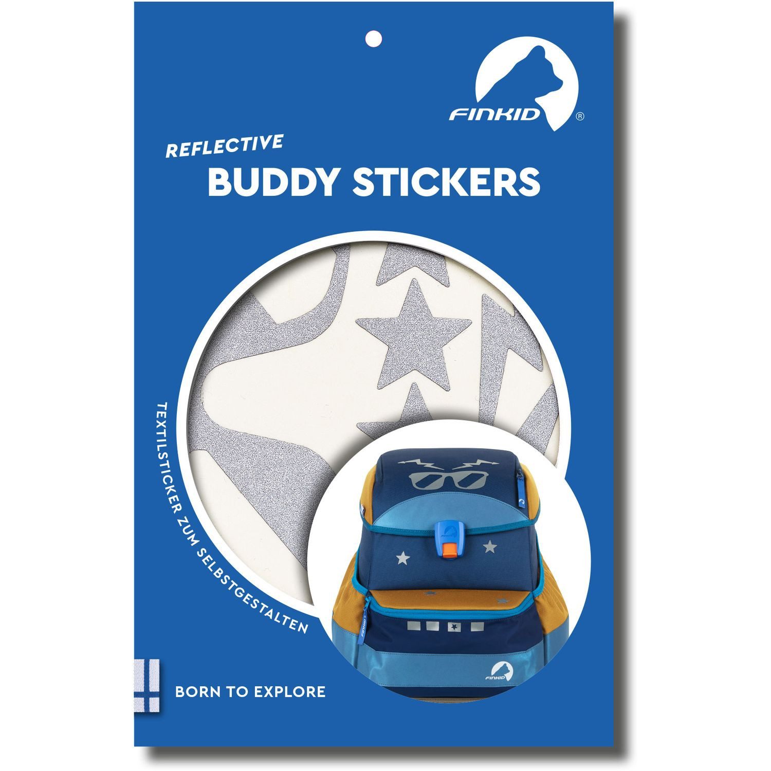 Finkid Sticker REFLECTIVE BUDDY STICKERS rokko
