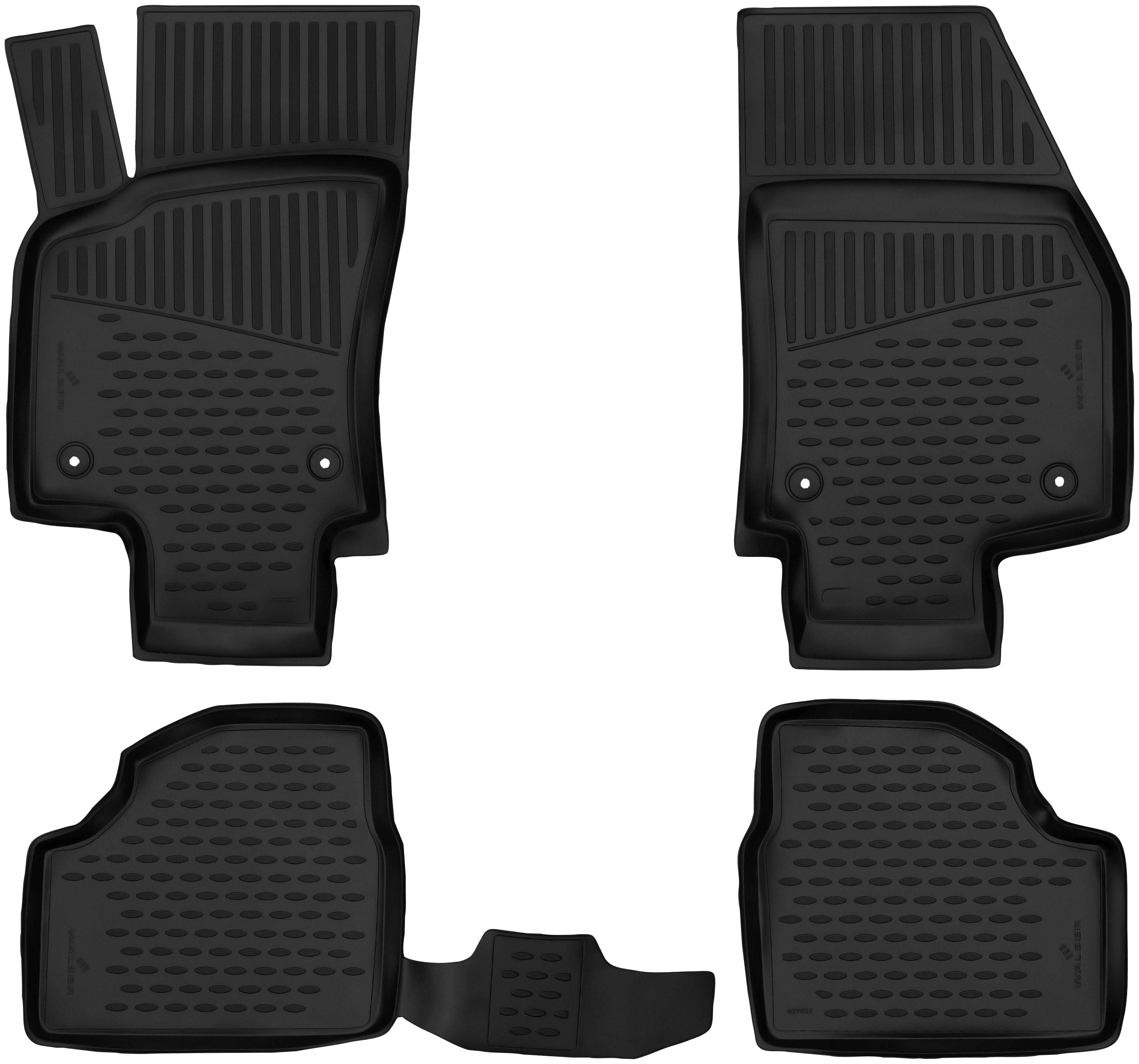 WALSER Passform-Fußmatten XTR (4 St), für Opel Astra H 01/2004 - 05/2014, Astra H Caravan 08/2004 - 05/2014 | Automatten
