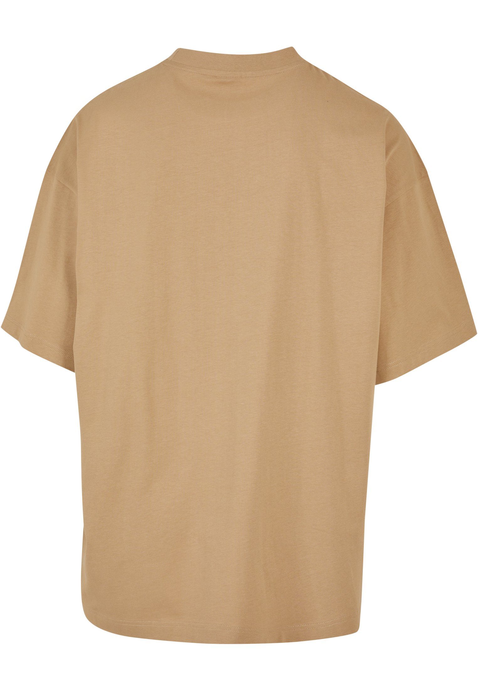 URBAN CLASSICS Kurzarmshirt Herren Huge Tee (1-tlg) unionbeige