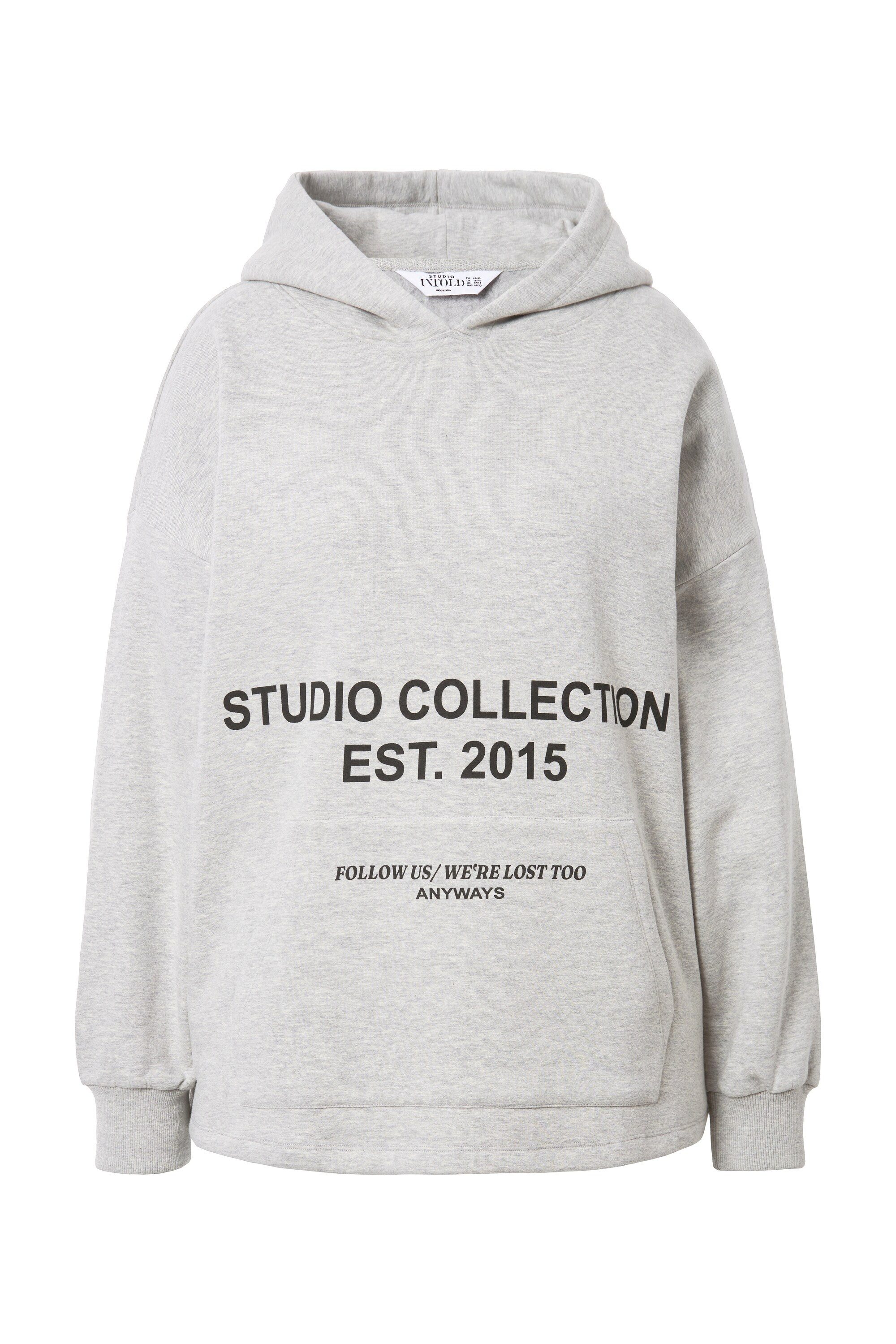 Studio Untold Sweatshirt Hoodie oversized Statement Kängurutasche Kapuze günstig online kaufen