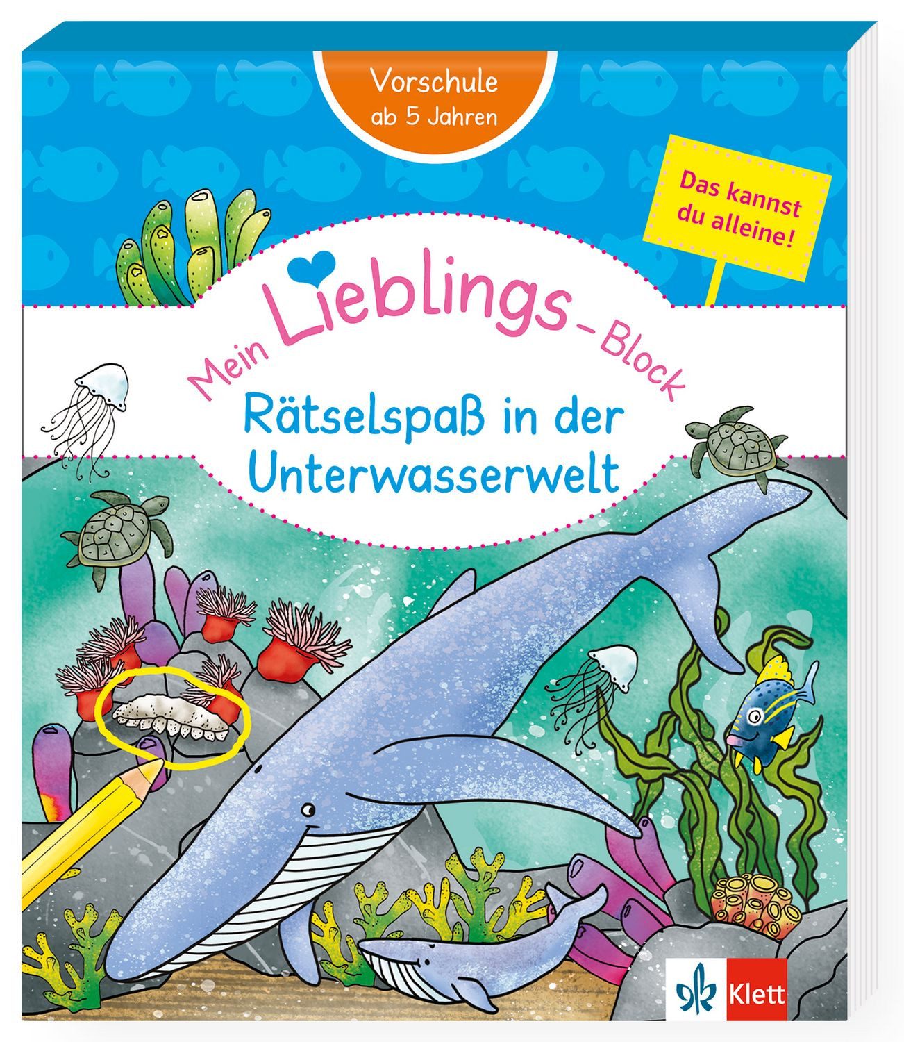 Klett Mein Lieblings-Block: Rätselspaß in der Unterwasserwelt / diverse