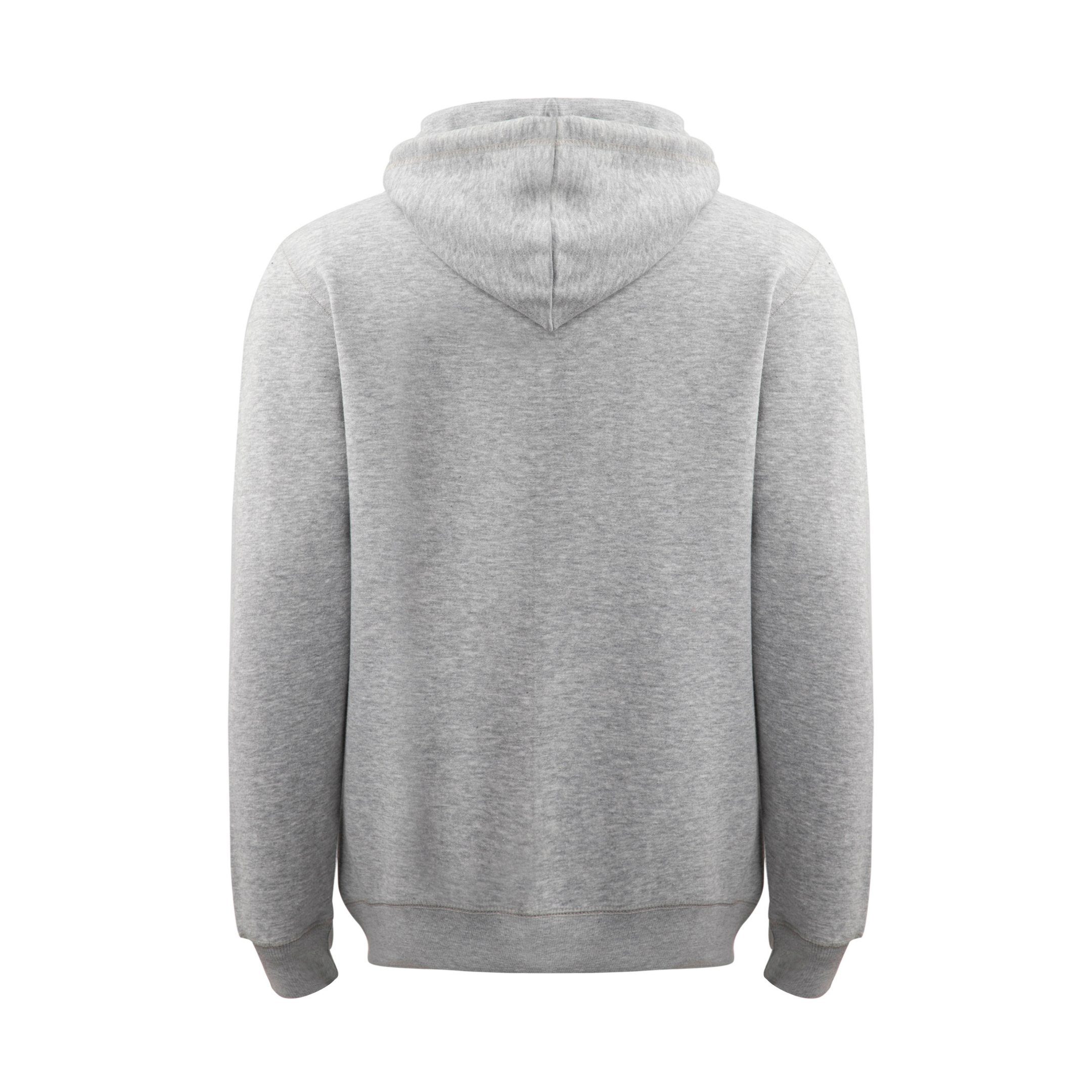 Kapuzensweatjacke Kapuzen Sweatjacke, Basic Kapuzen Pullover aus Baumwolle und Polyester mit hochwertigem Zipper, Ideal für Arbeit, Freizeit, Schule oder als Trainingskleidung