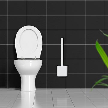 relaxdays WC-Reinigungsbürste Flache Toilettenbürste