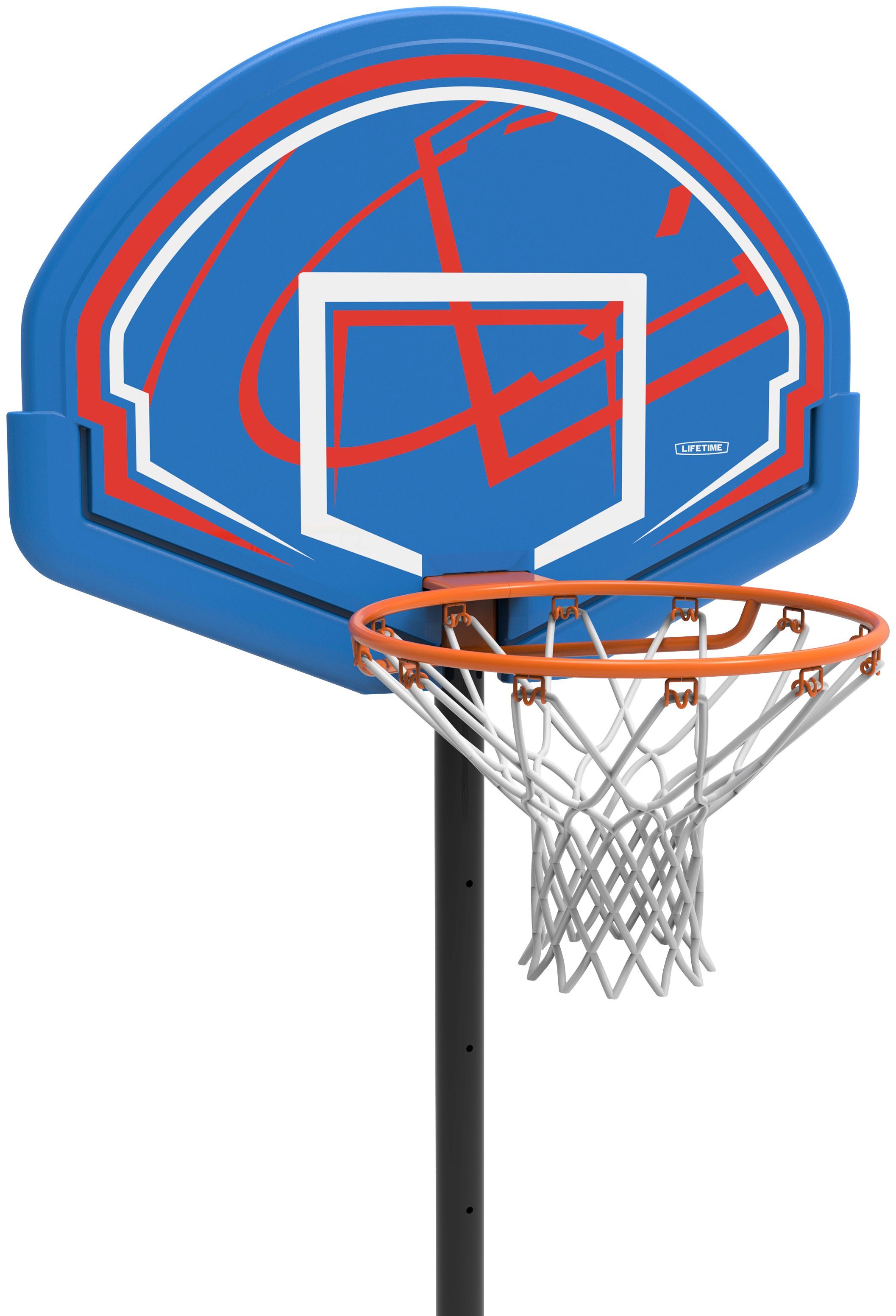 50NRTH Basketballkorb Nebraska, blau höhenverstellbar