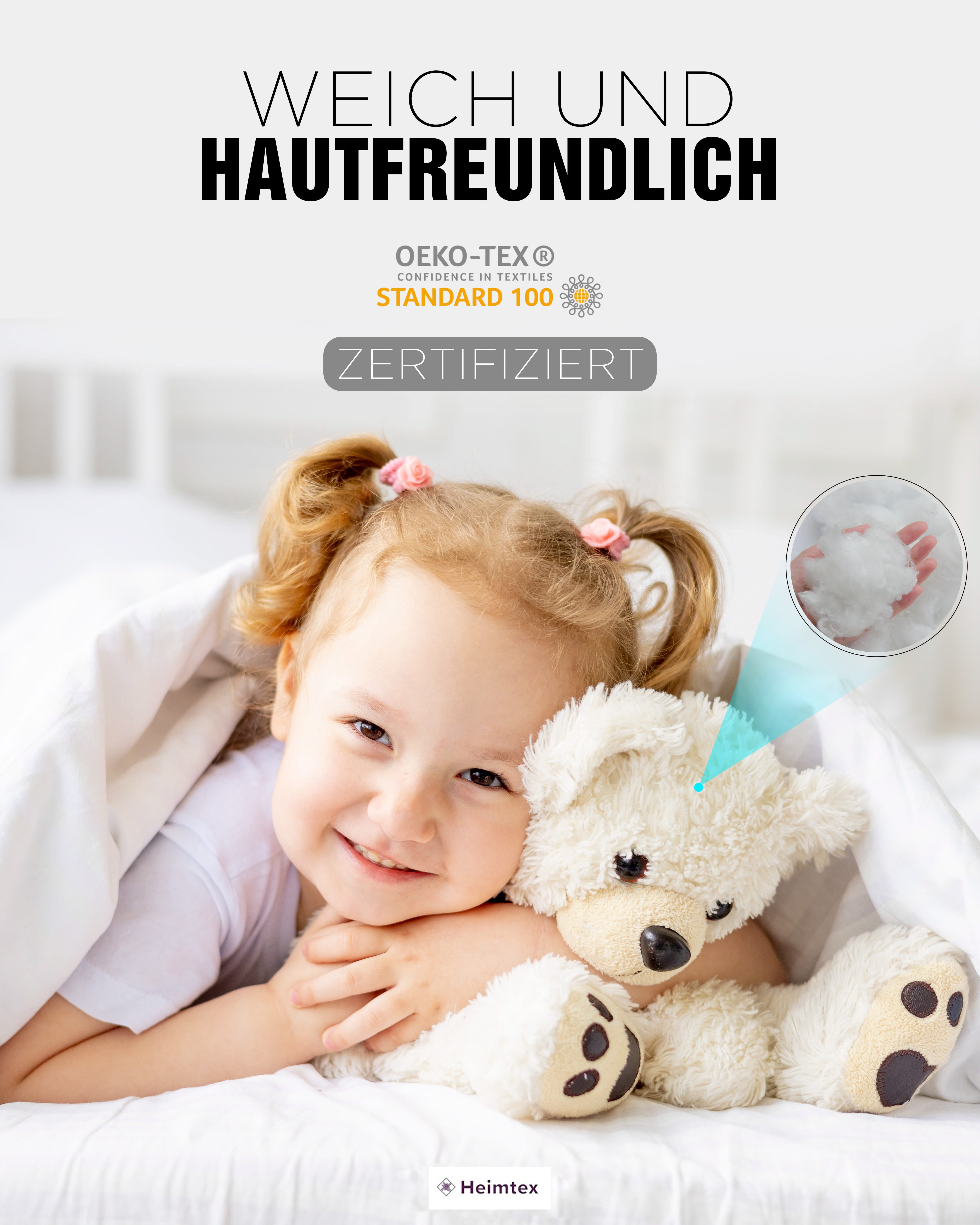 Heimtex Kissenfüllung Kissen Füllung Watte - Waschbare Baumwollfüllung für günstig online kaufen