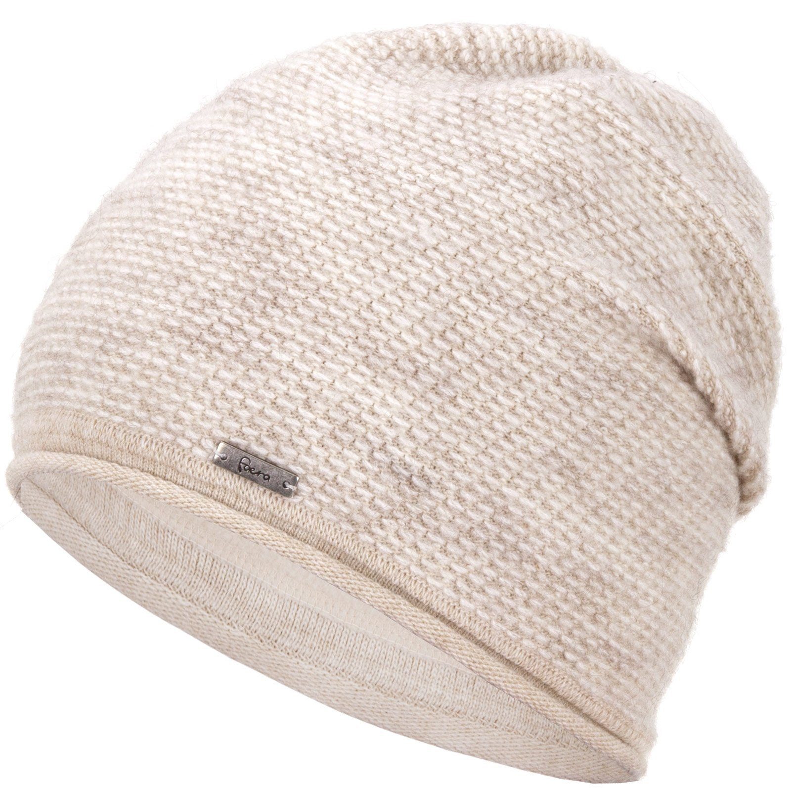 Faera Strickmütze Wintermütze warm Winter Mütze Strick-Mütze Beanie-Mütze Damen One-Size