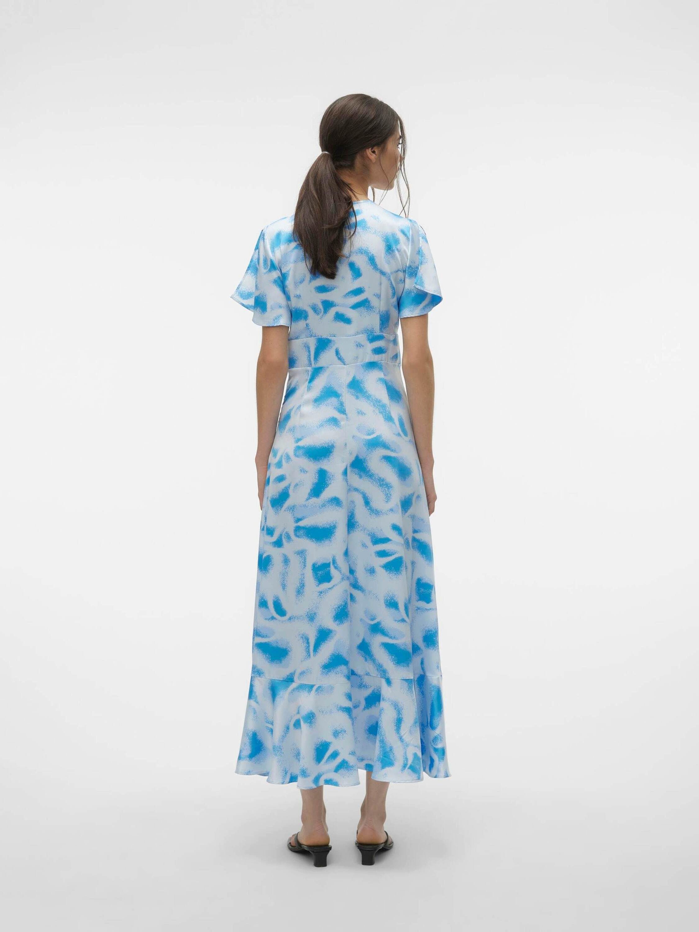 Vero Moda Maxikleid MERLE (1-tlg) Drapiert/gerafft günstig online kaufen