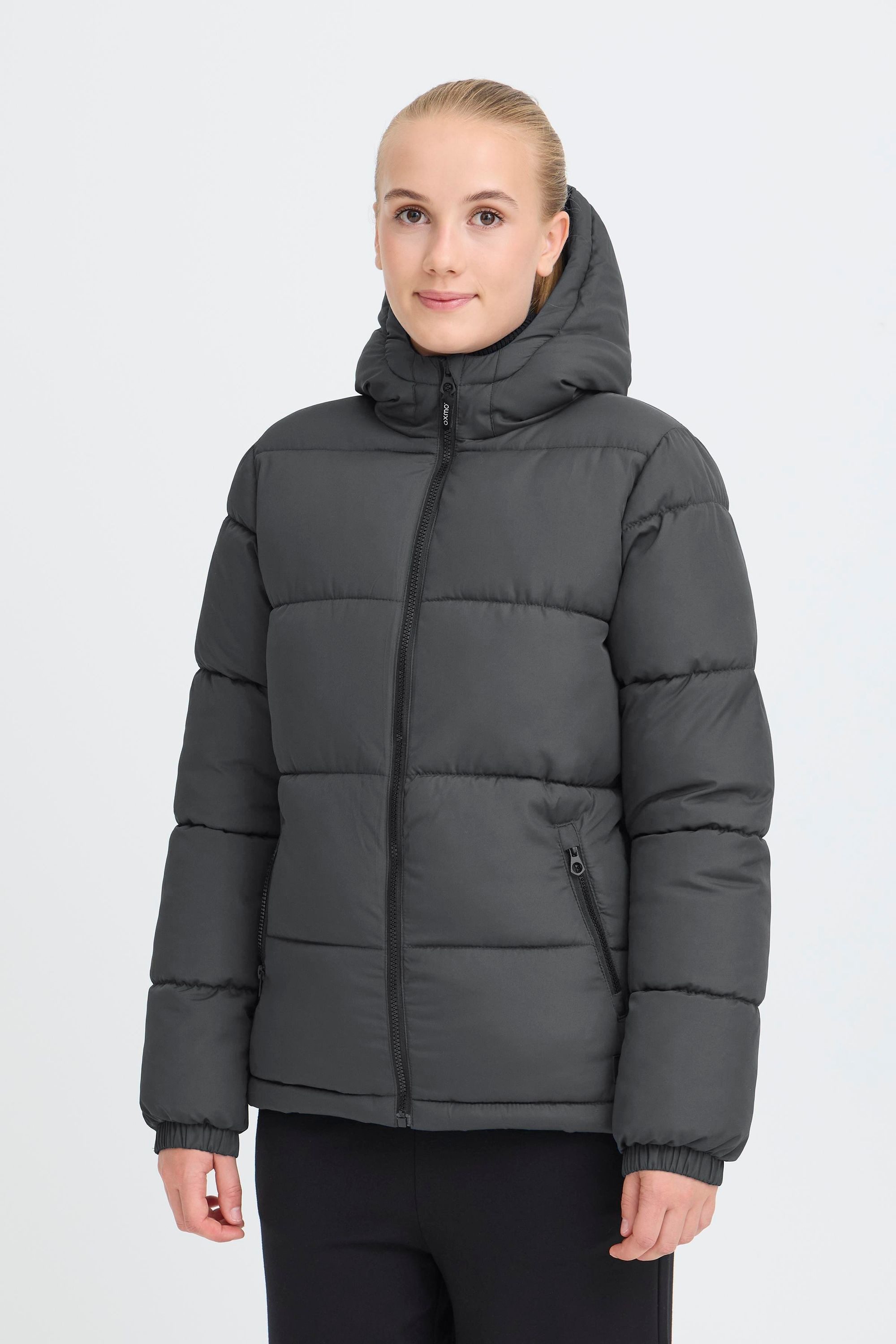 OXMO Steppjacke OXMINNA JACKET HOOD Modische Steppjacke mit Reißverschlusst günstig online kaufen
