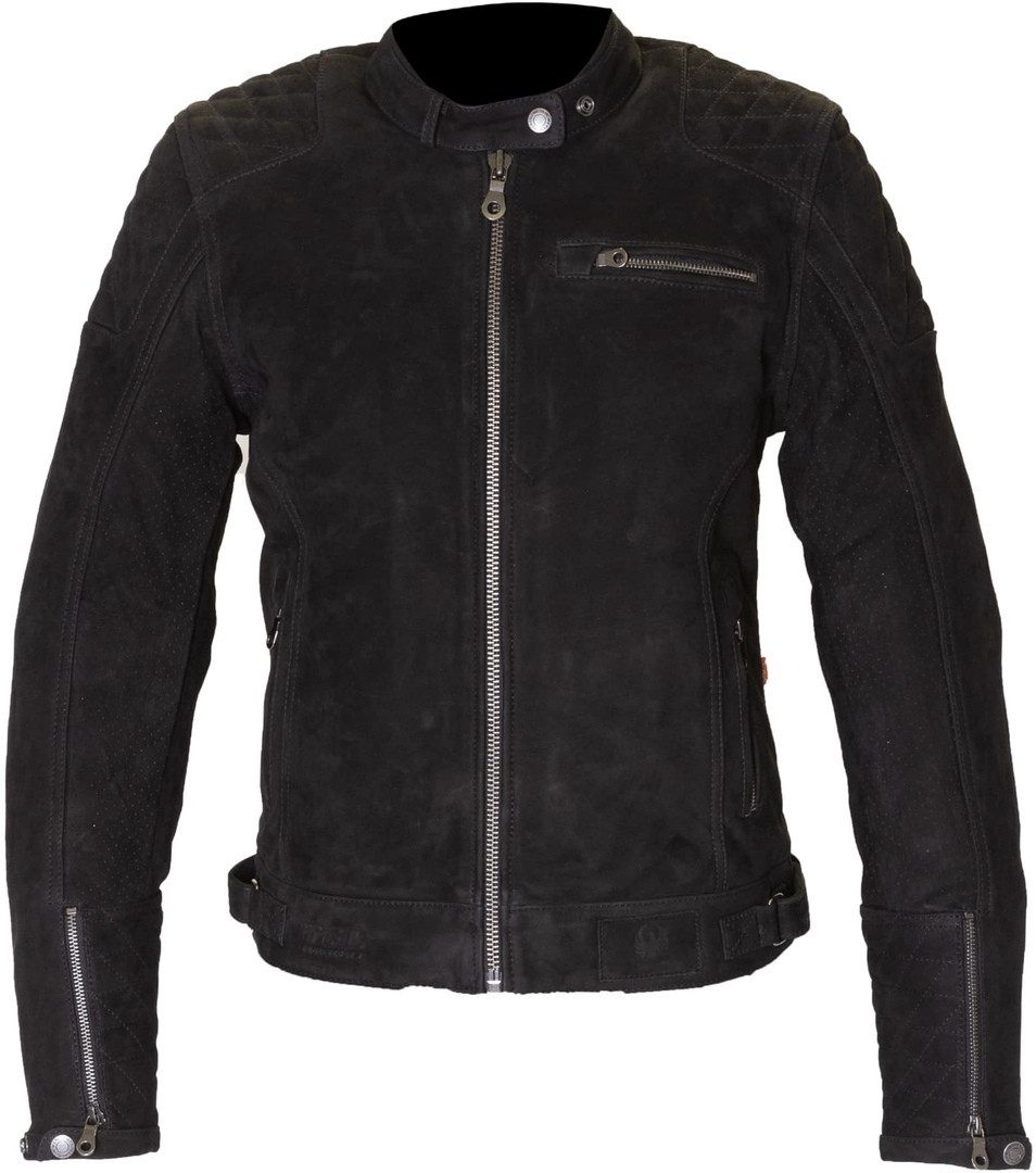 Merlin Motorradjacke Isla TFL D3O Damen Motorrad Lederjacke herausnehmbares Innenfutter