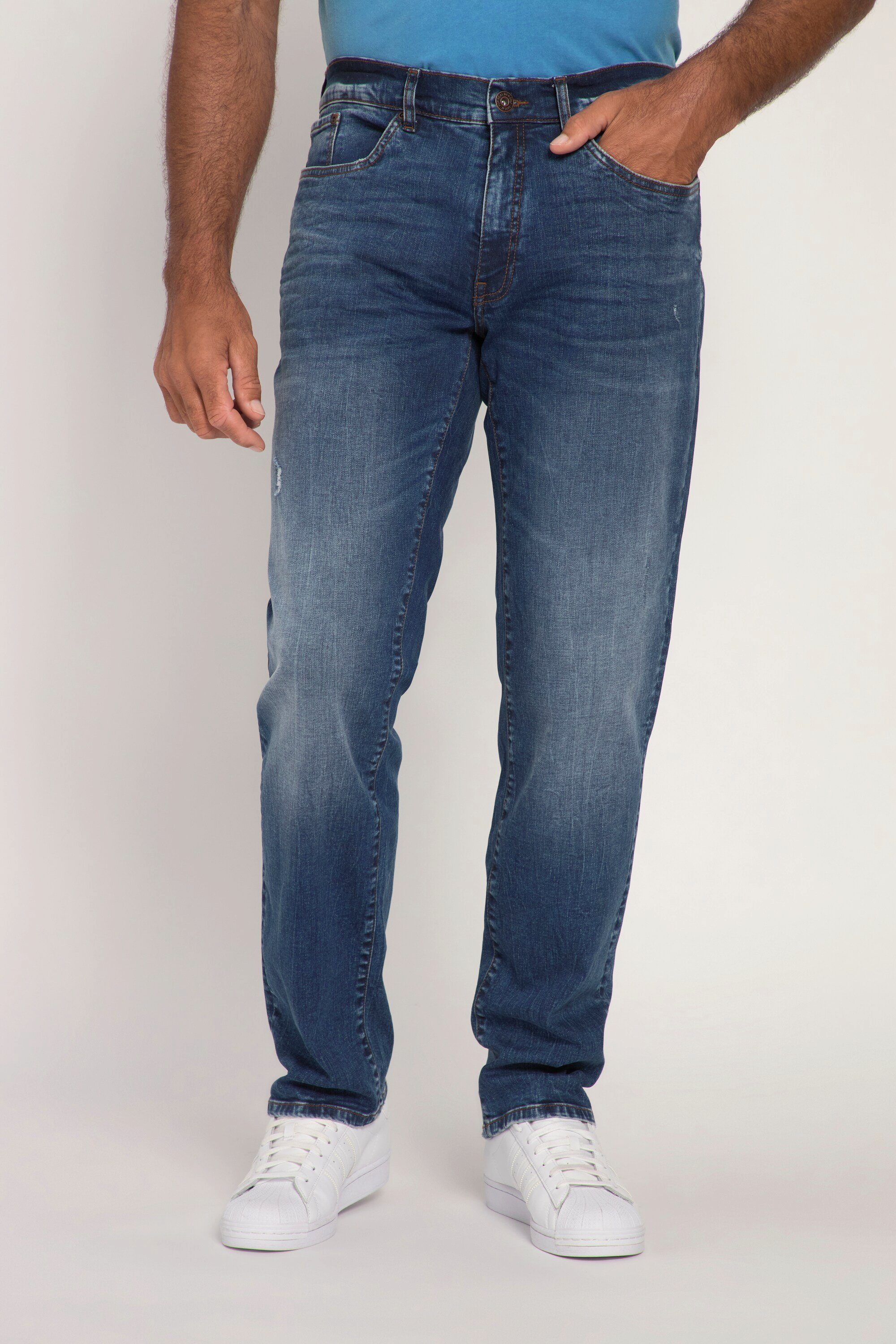 JP1880 5-Pocket-Jeans Jeans FLEXNAMIC® Denim Regular Fit Vintage Look blue denim