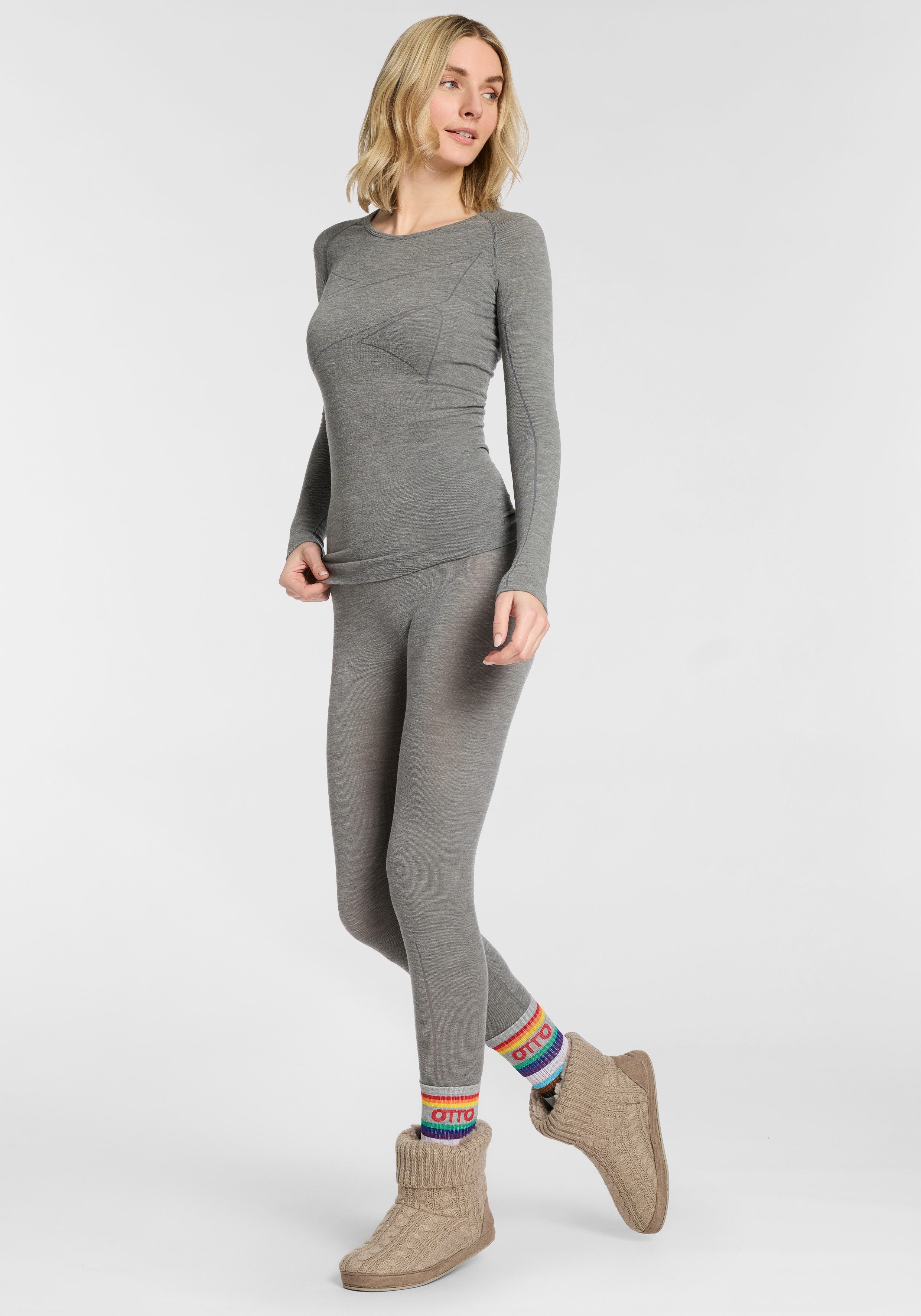 XTREME sockswear Unterhemd LADIES THERMAL WOOL UNDERSHIRT langärmelig und kuschelig weich, perfekt für kalte Wintertage – Bild 4 von 5