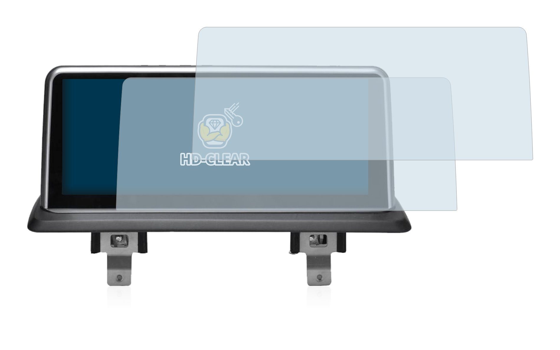 BROTECT Displayschutzfolie Schutzfolie für BMW 1 F20 2011-2016 VioVox 8211 10.25", 2 Stück, Displayschutz Schutz Folie Klar Transparent
