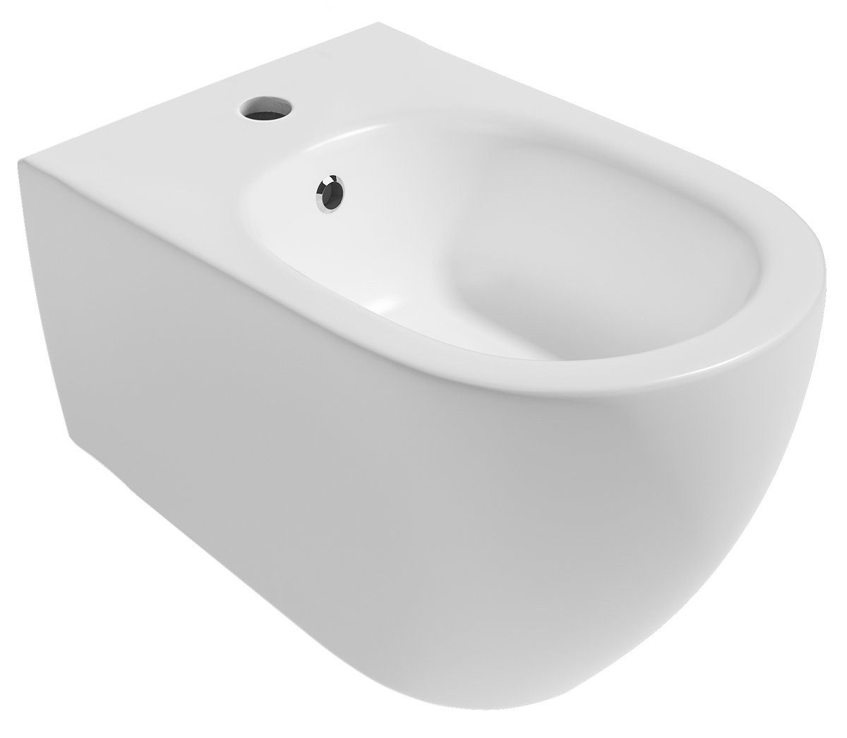 Isvea Bidet INFINITY Hänge-Bidet 36,5x53cm, weiß, Klassisch