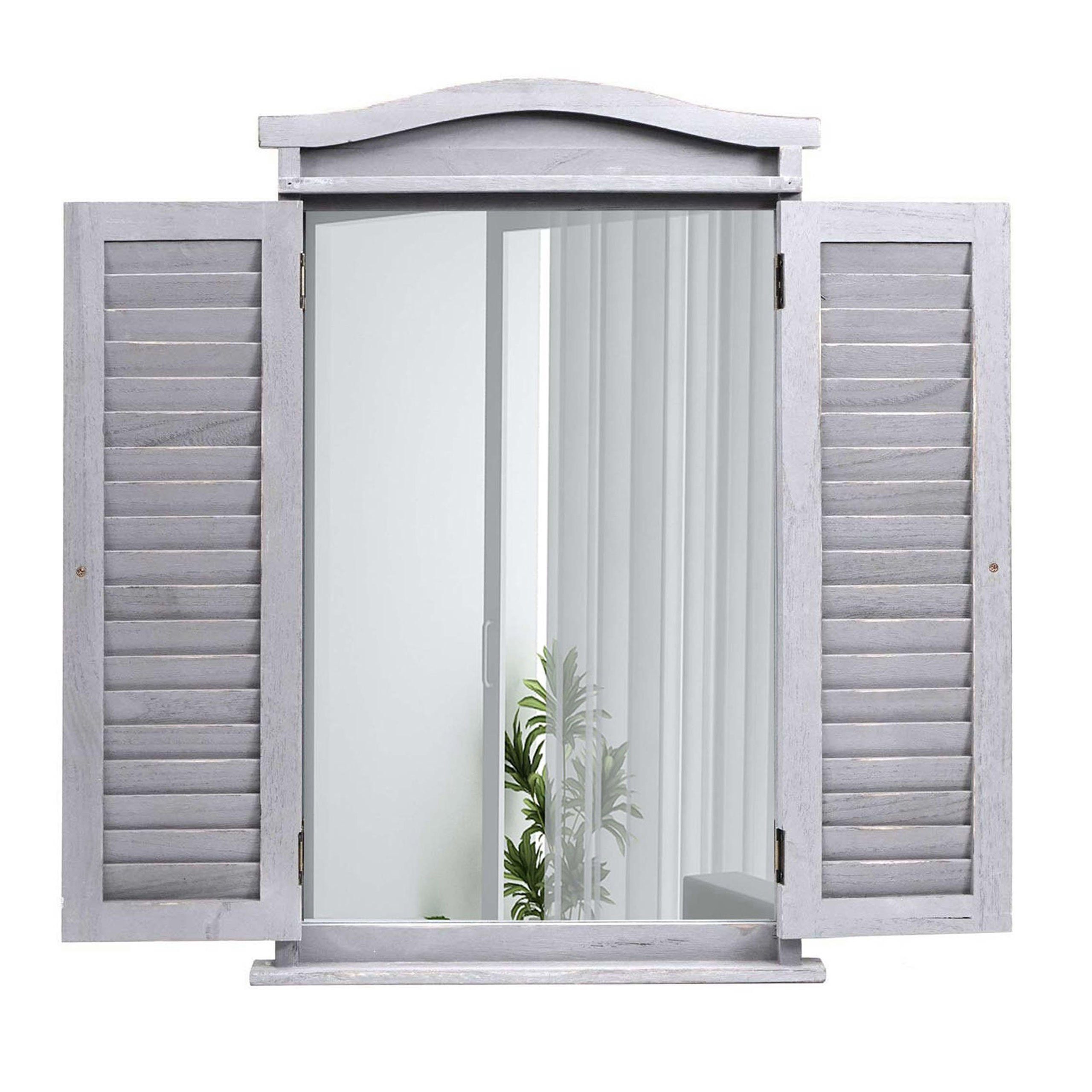 MCW Wandspiegel Spiegel (1-St), Fensterladenoptik, Einfache günstig online kaufen