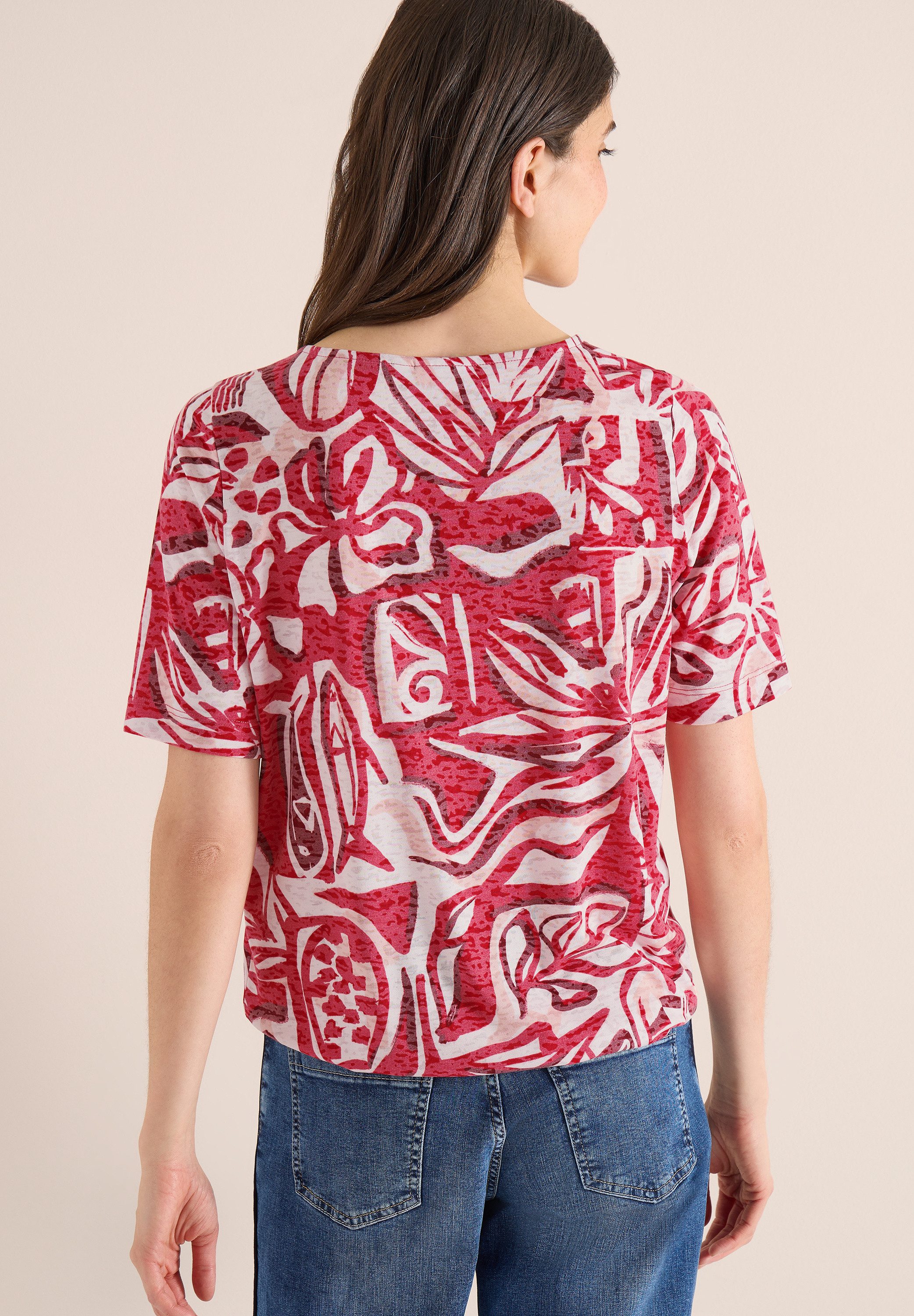 CECIL T-Shirt mit All-Over Print