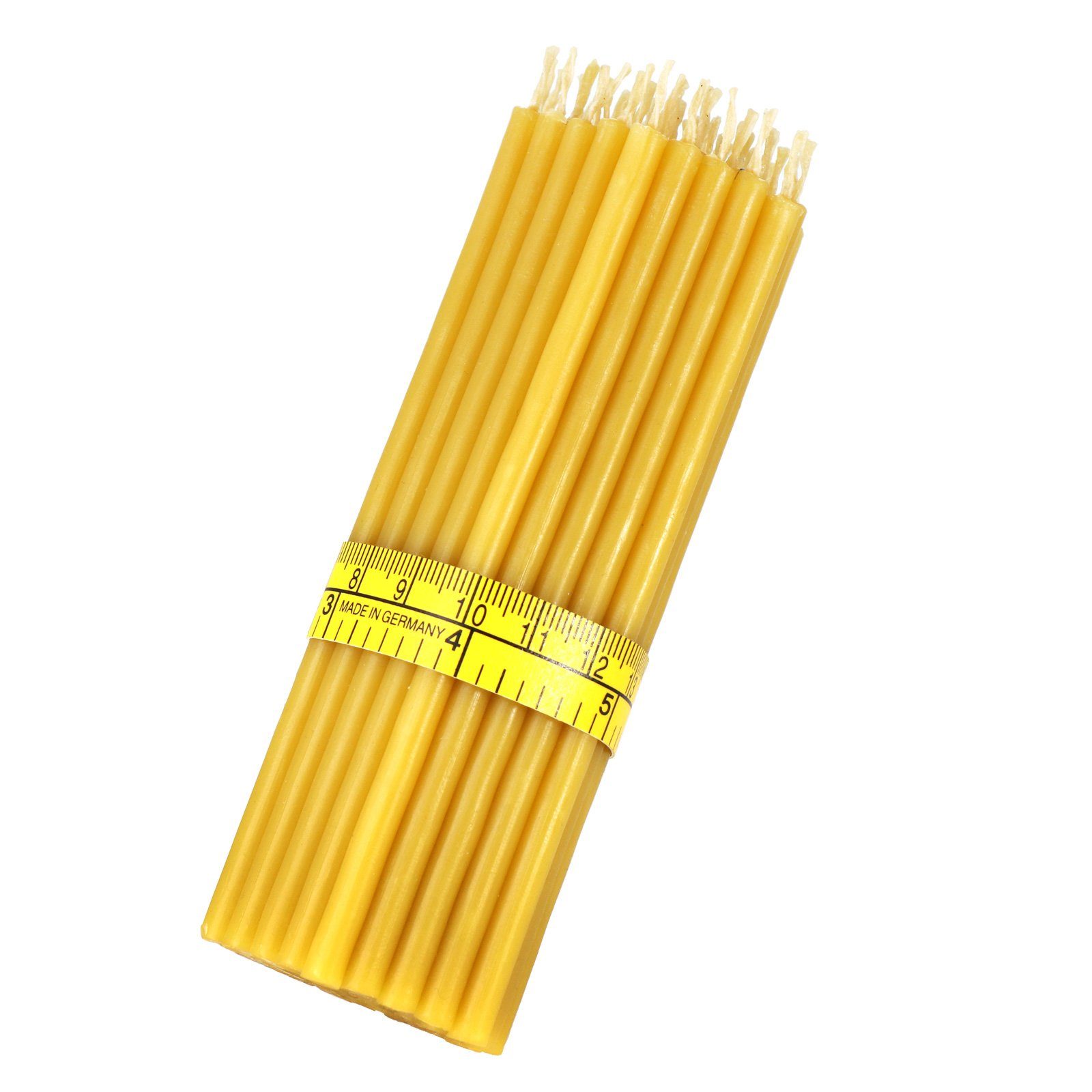 NKlaus Bienenwachskerze 50x Qualität Bienenwachs Dünne Ritual Kerzen Höhe ( günstig online kaufen