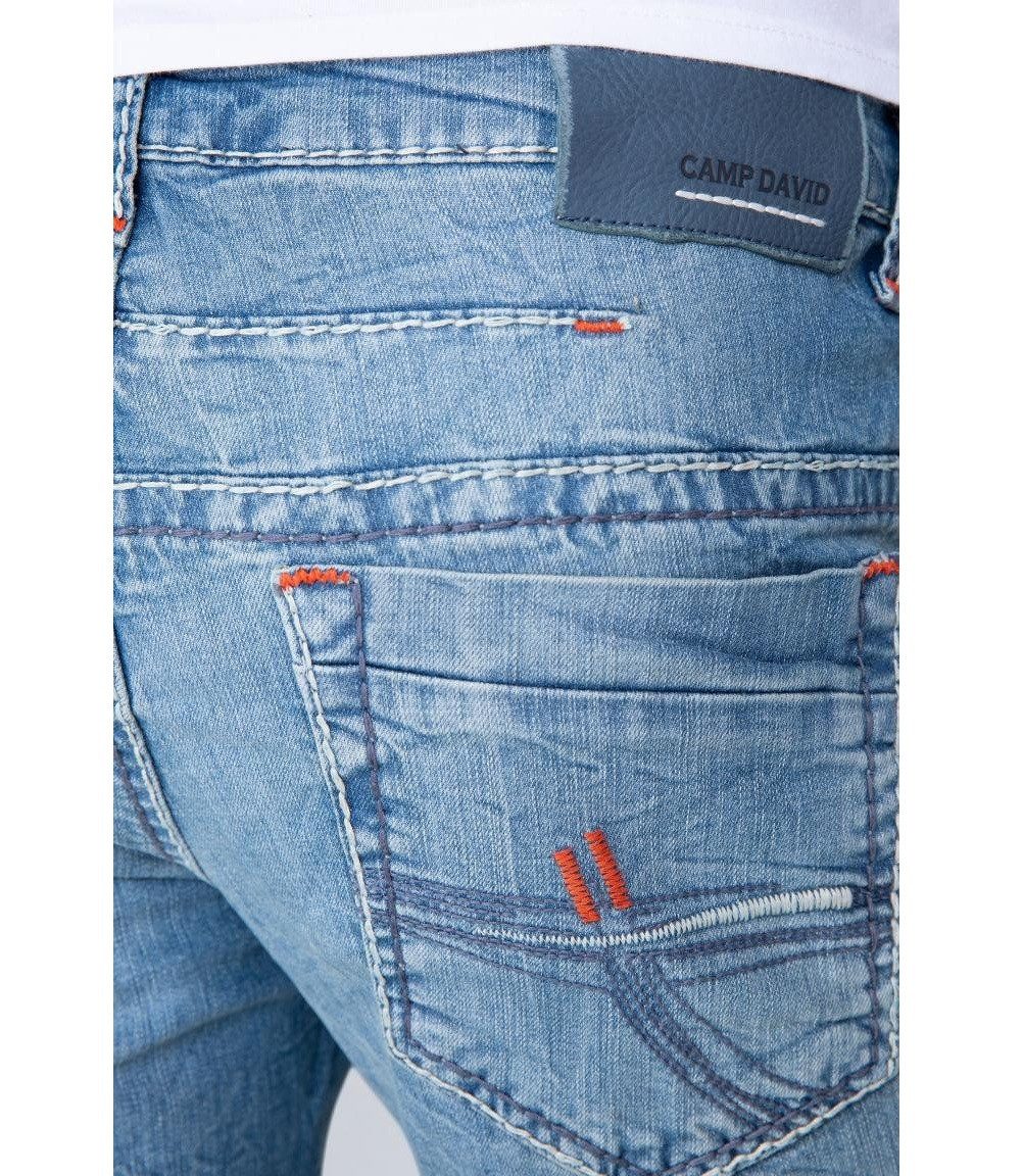 CAMP DAVID Comfort-fit-Jeans Straight Leg Jeans CO: Comfort Fit Straight Leg