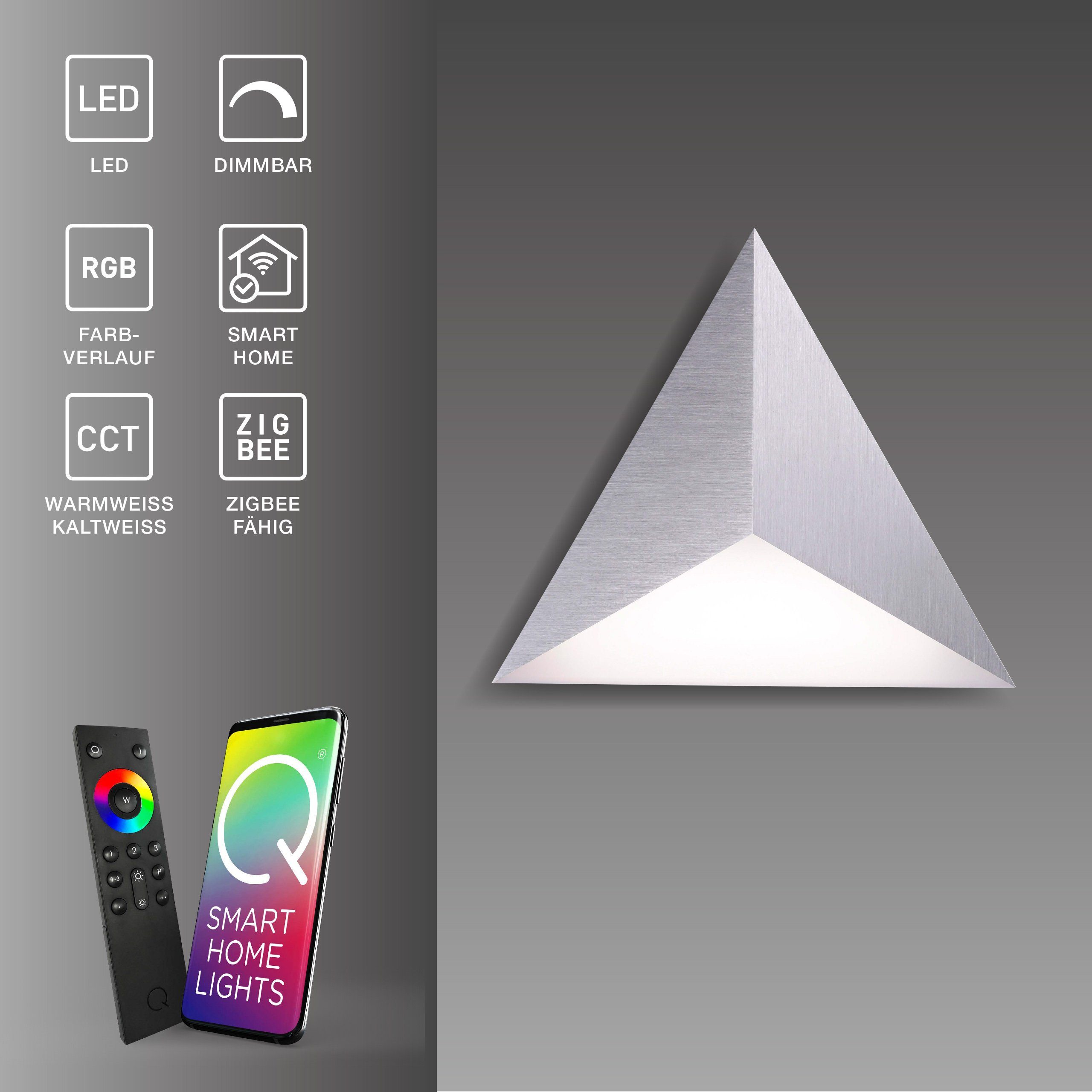 Paul Neuhaus Smarte LED-Leuchte LED Wandlampe CCT RGB, Smart Home